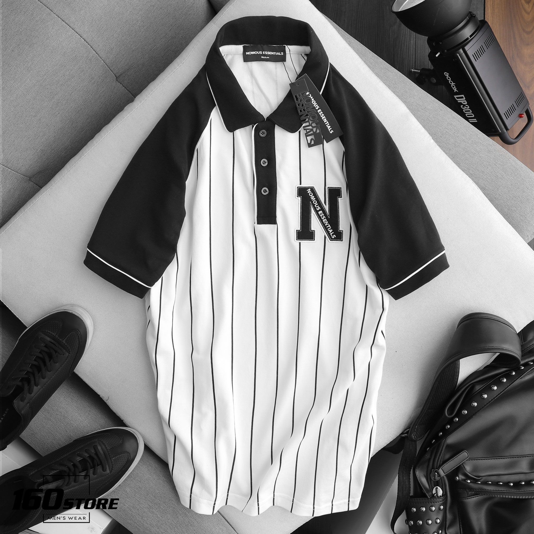 Áo polo NOMOUS ESSENTIALS striped