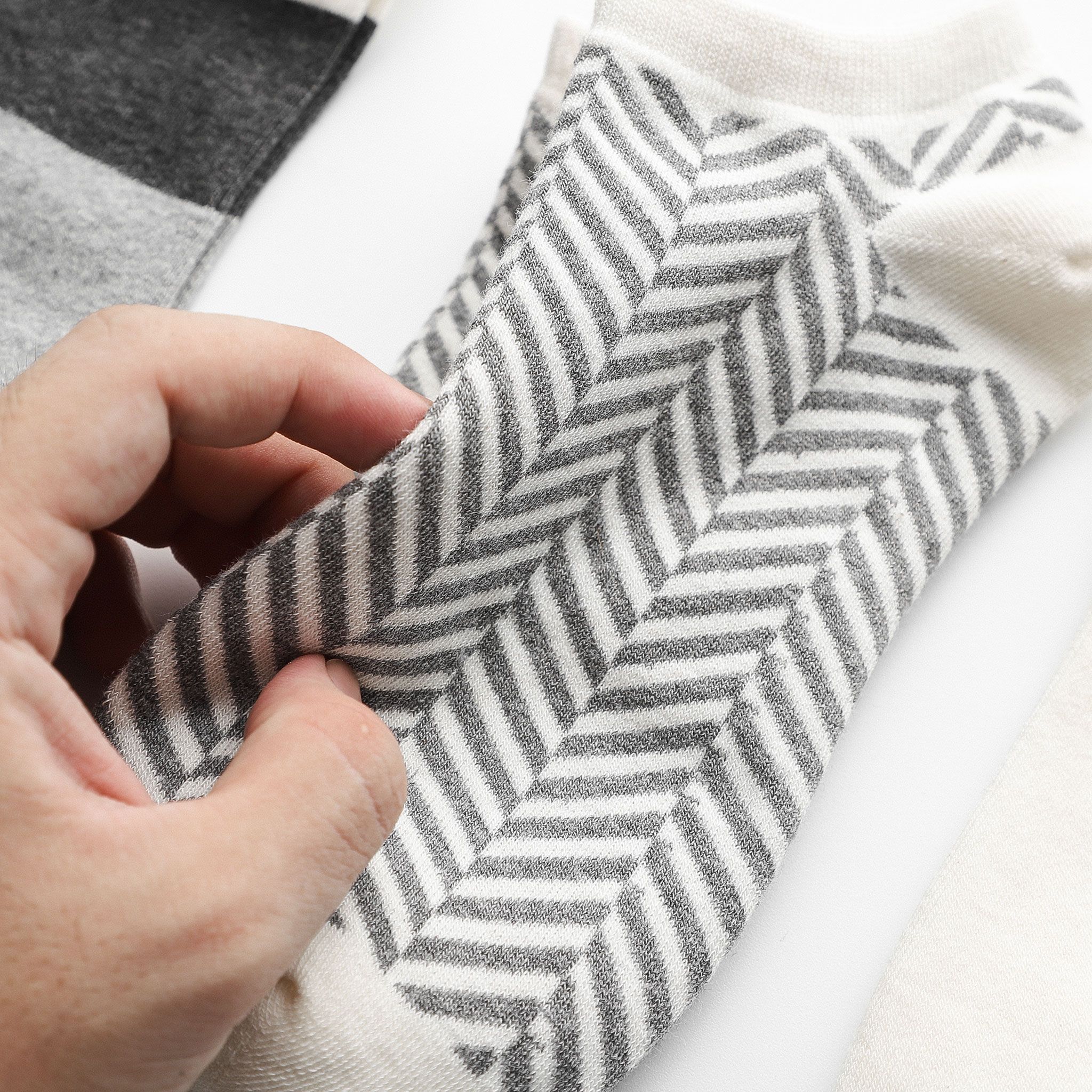 Set Vớ Ngắn BOUTON Striped (3 Đôi)