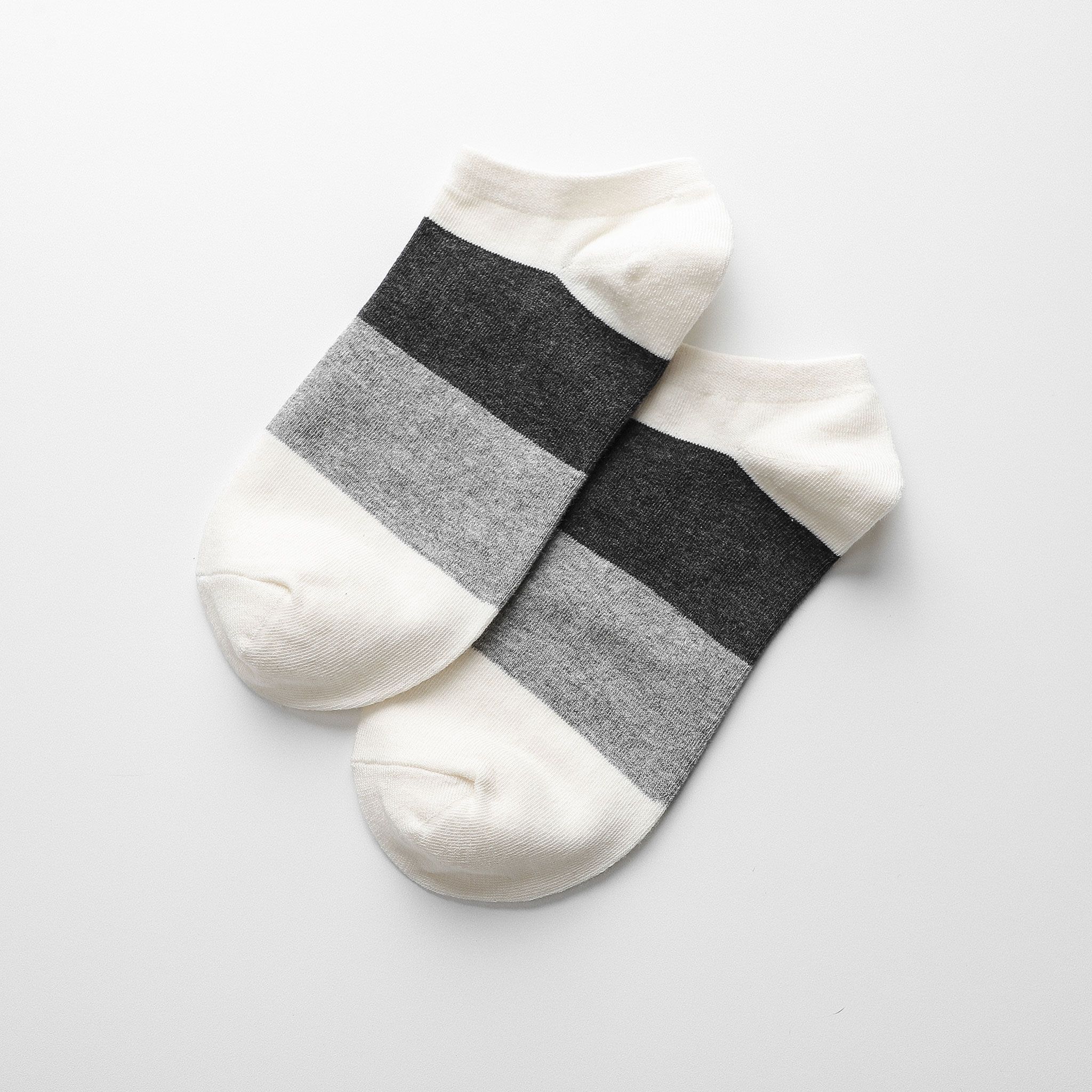 Set Vớ Ngắn BOUTON Striped (3 Đôi)