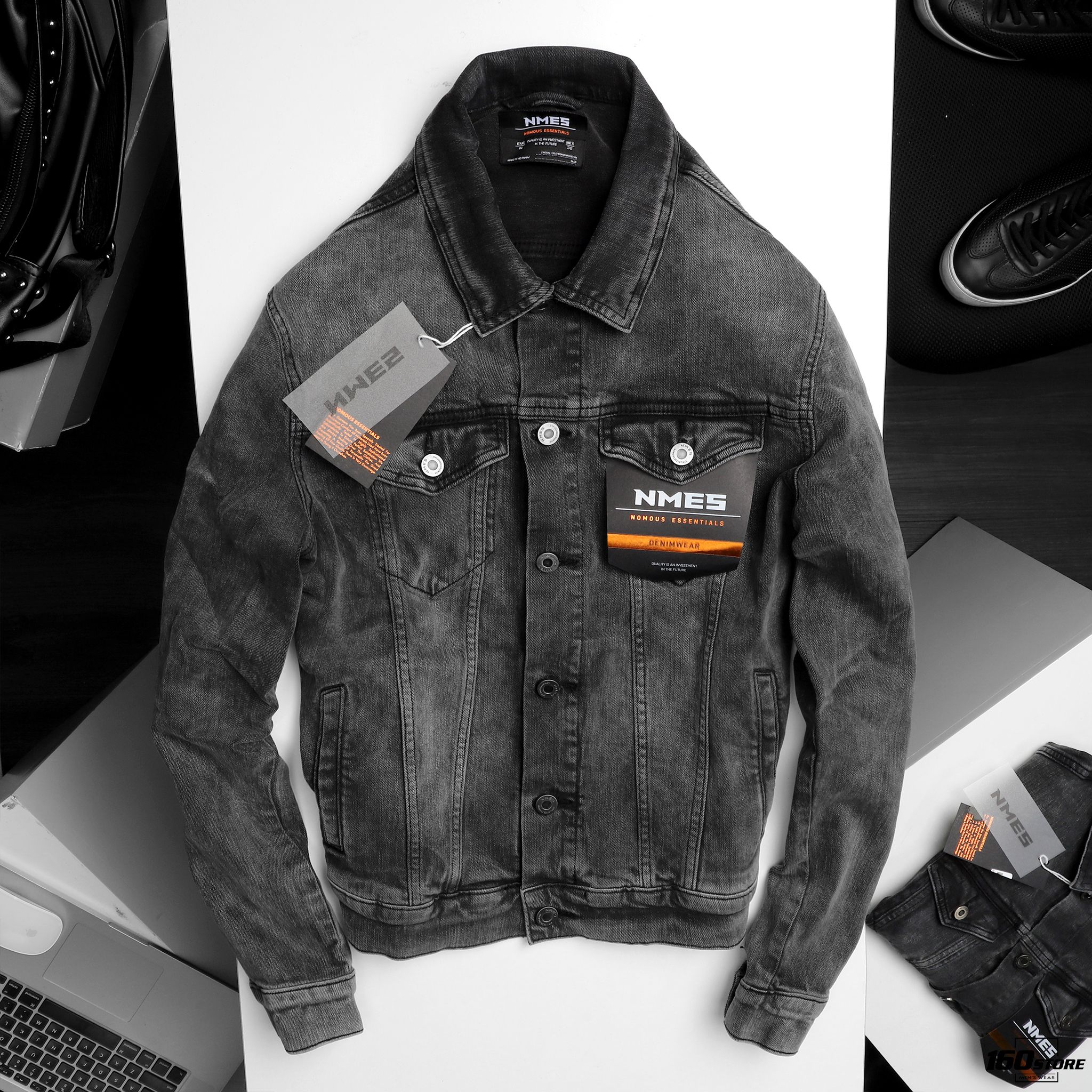 Áo khoác jeans NOMOUS ESSENTIALS Gray fw20