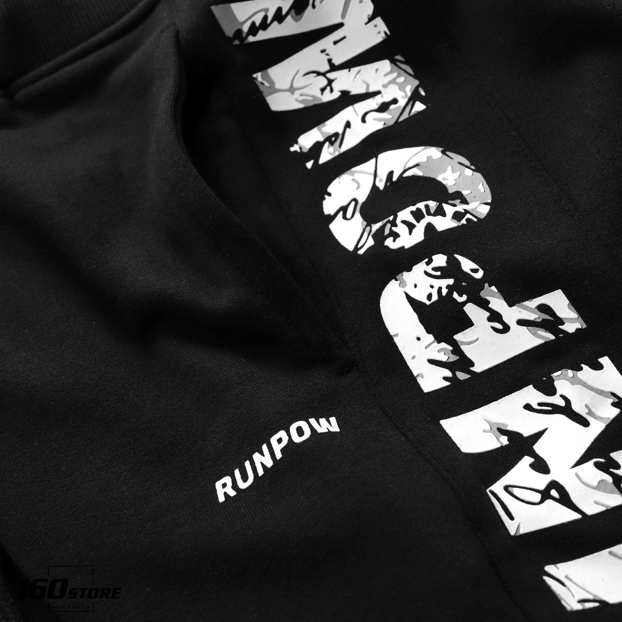 Quần short nỉ RUNPOW Printed