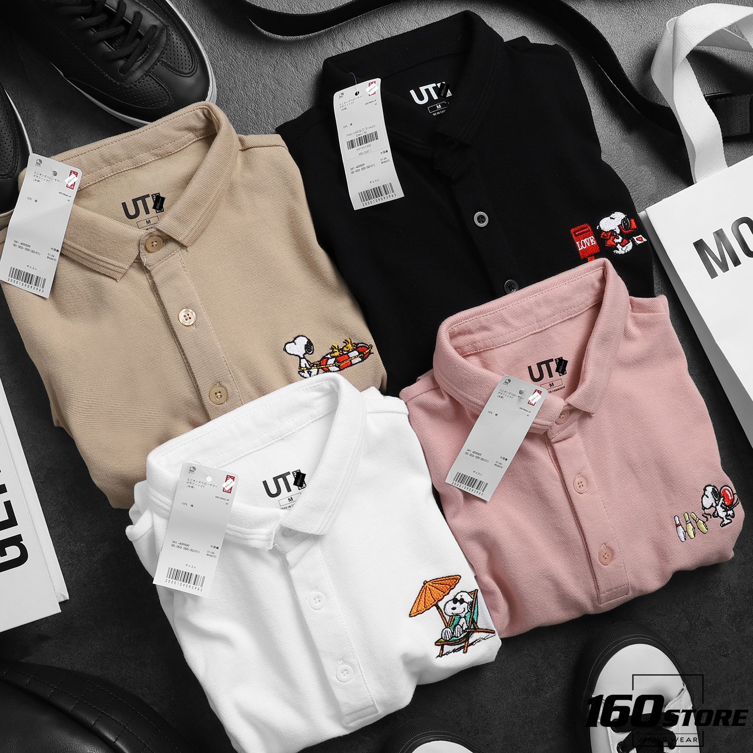 Áo polo UL0 x Snoopy