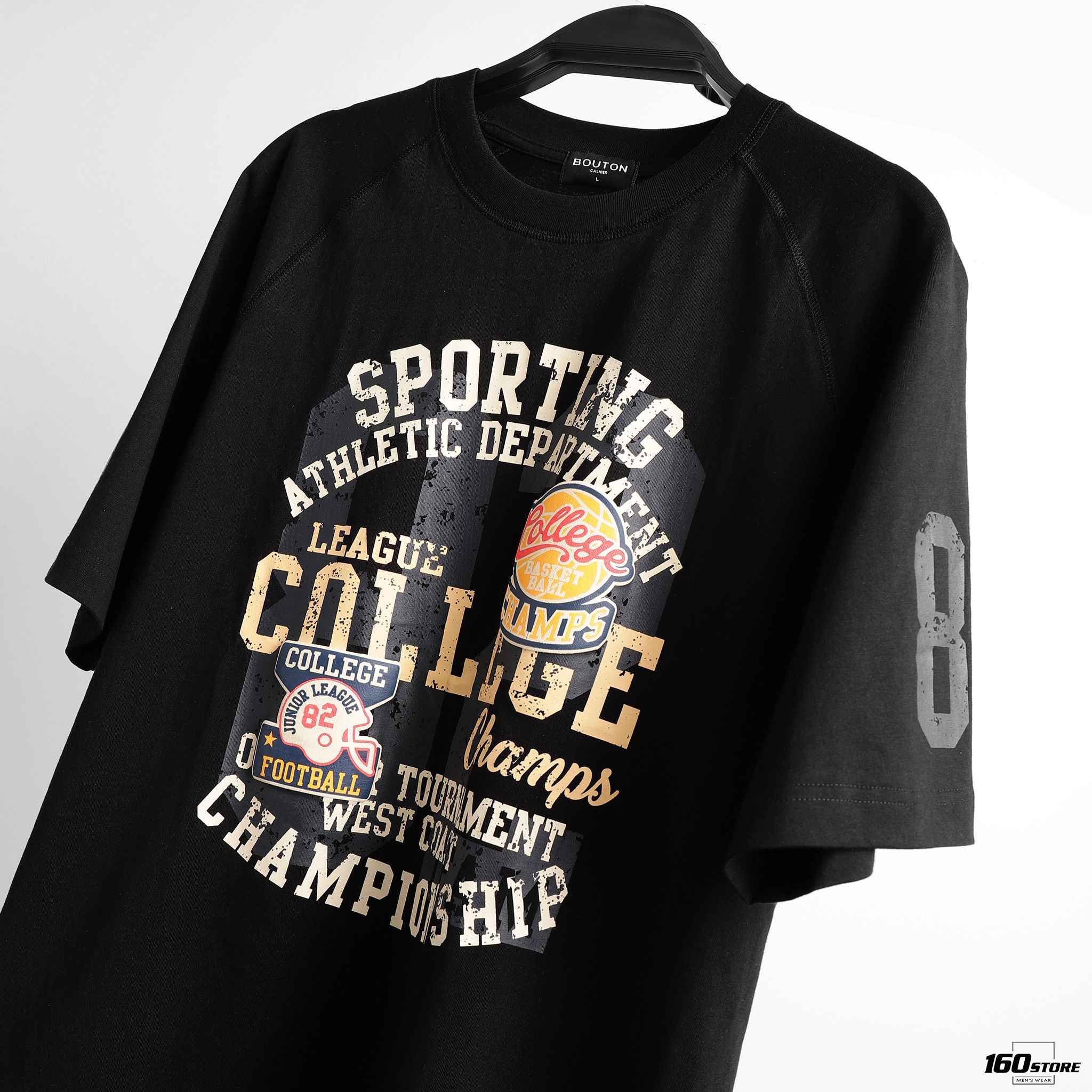 Áo Thun BOUTON Raglan Athletic College