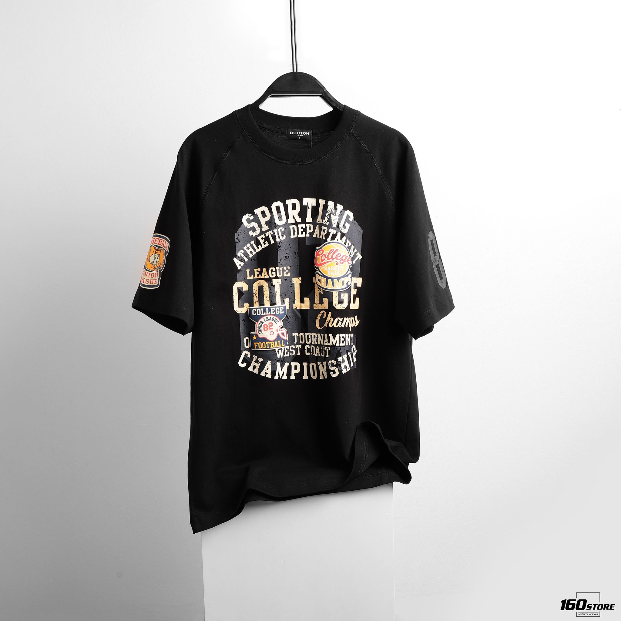 Áo Thun BOUTON Raglan Athletic College