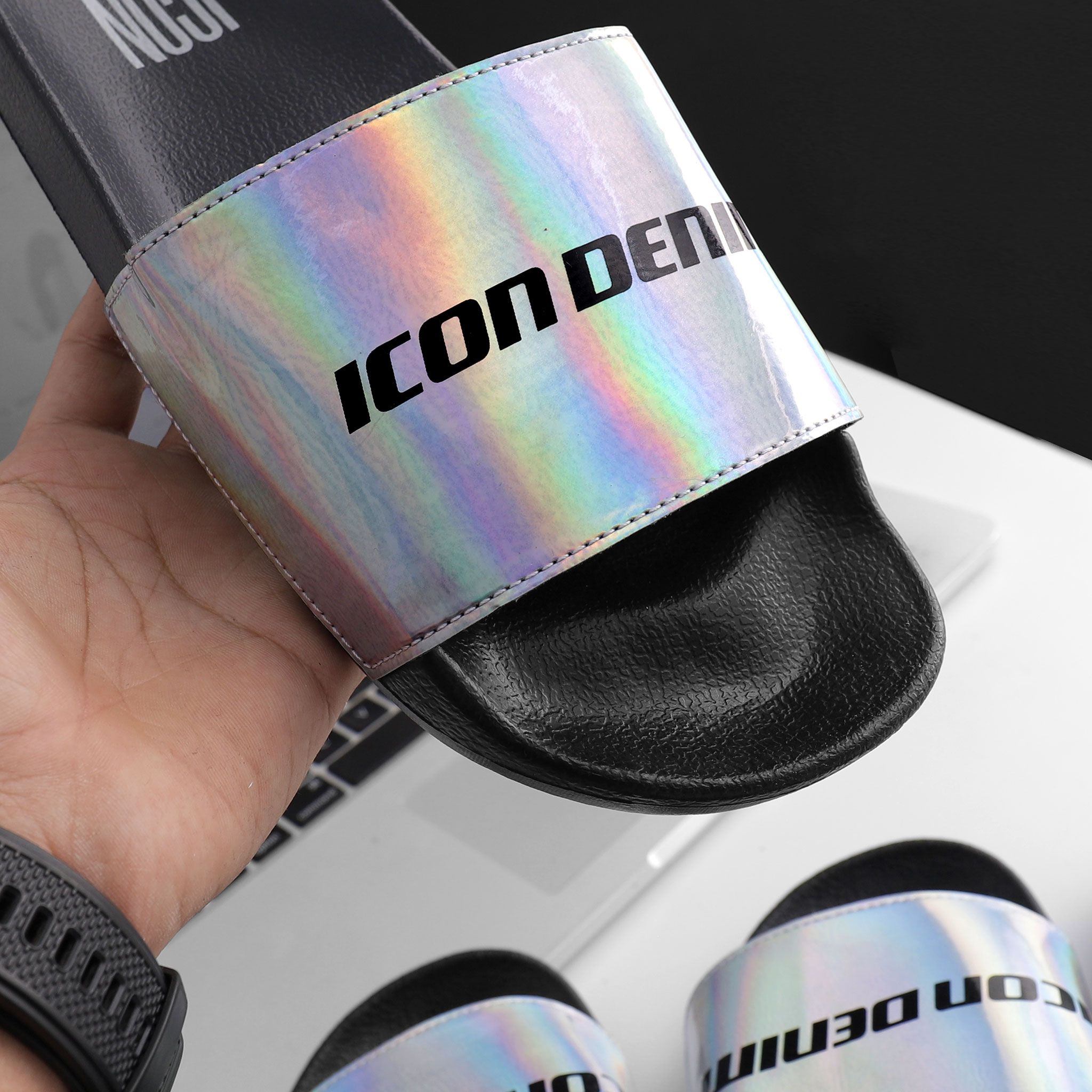 Dép ICON DENIM hologram