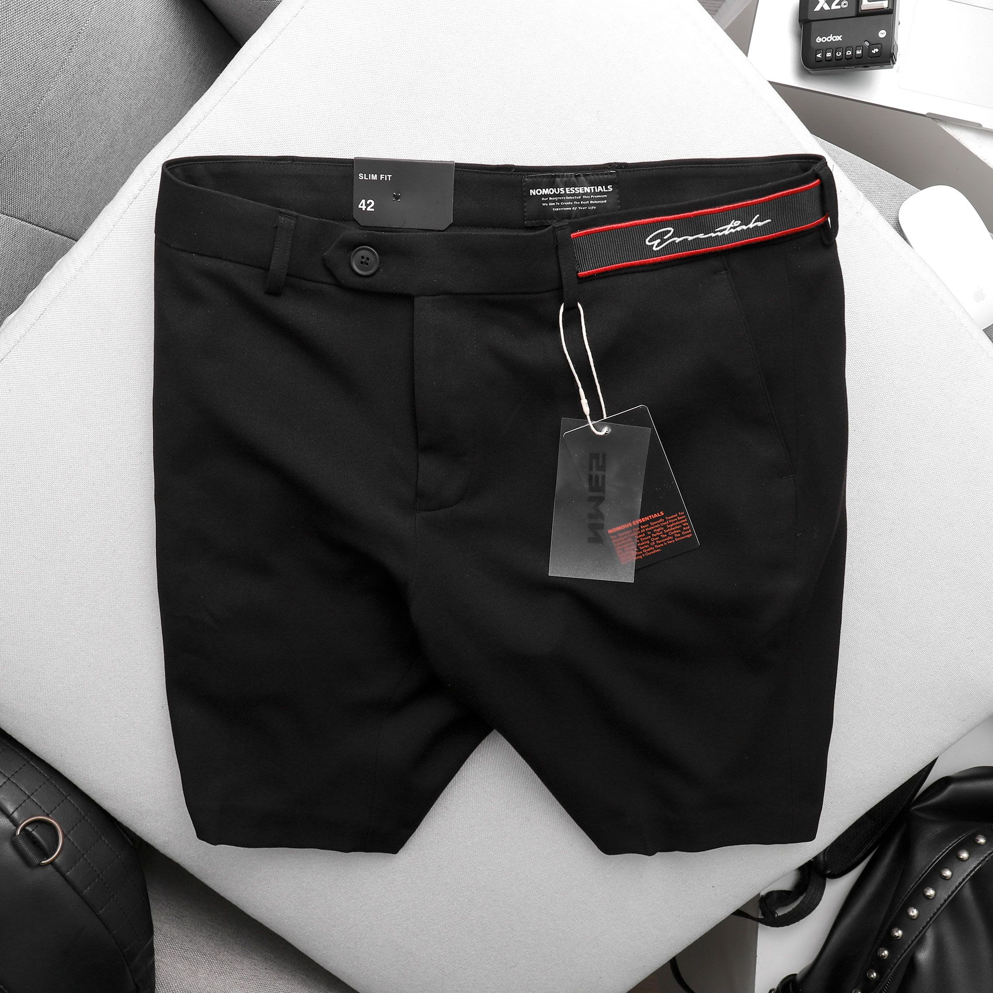 Quần Short Tây NOMOUS ESSENTIALS Embroidery