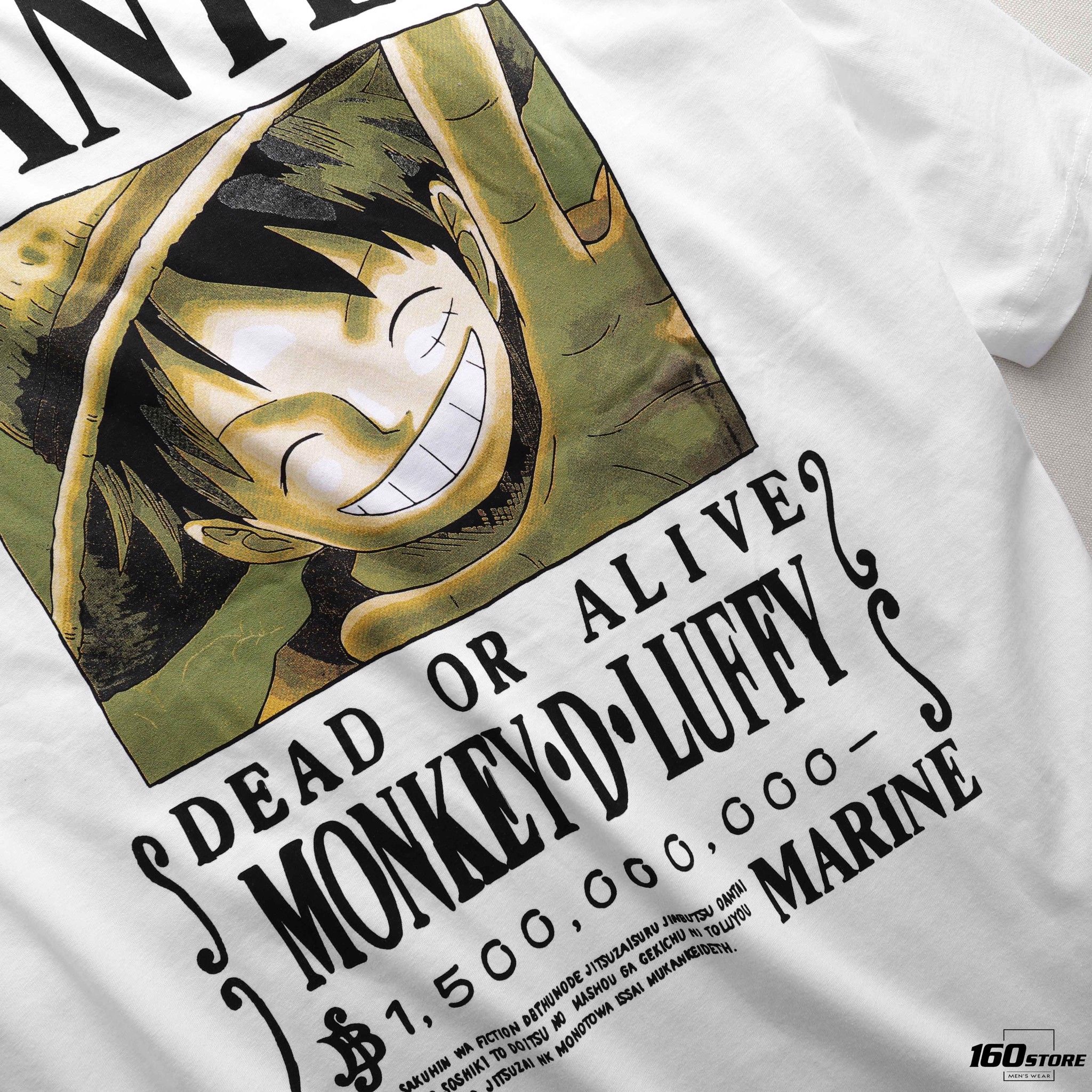 Áo thun BOUTON Wanted M.key D.Luffy