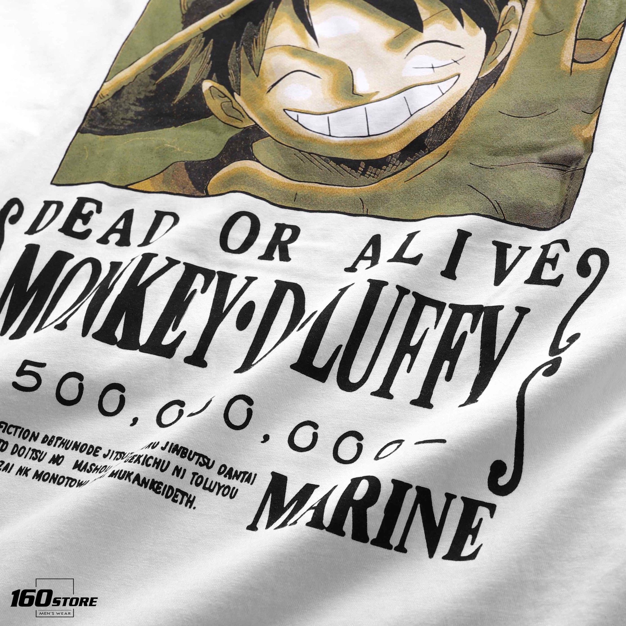 Áo thun BOUTON Wanted M.key D.Luffy