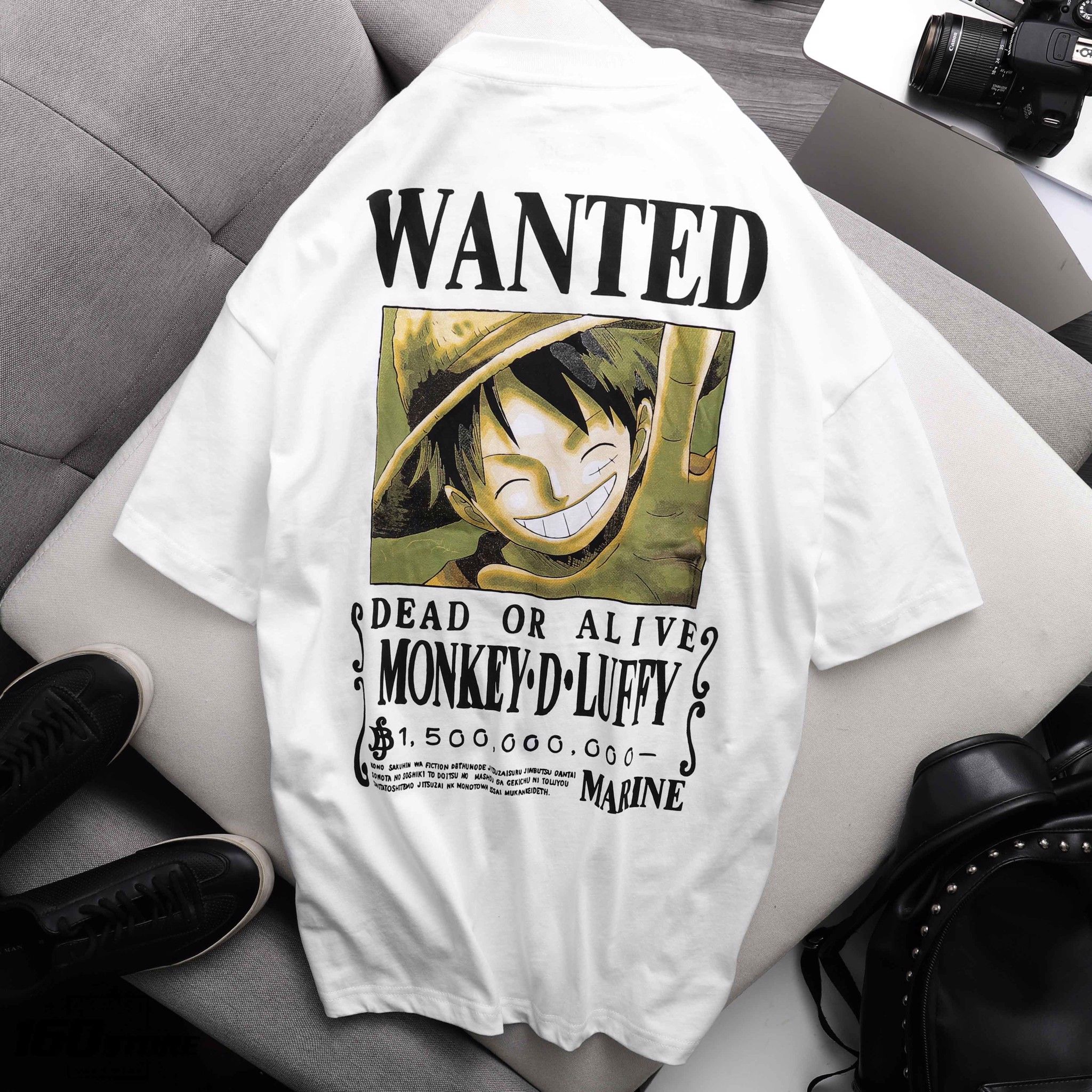 Áo thun BOUTON Wanted M.key D.Luffy