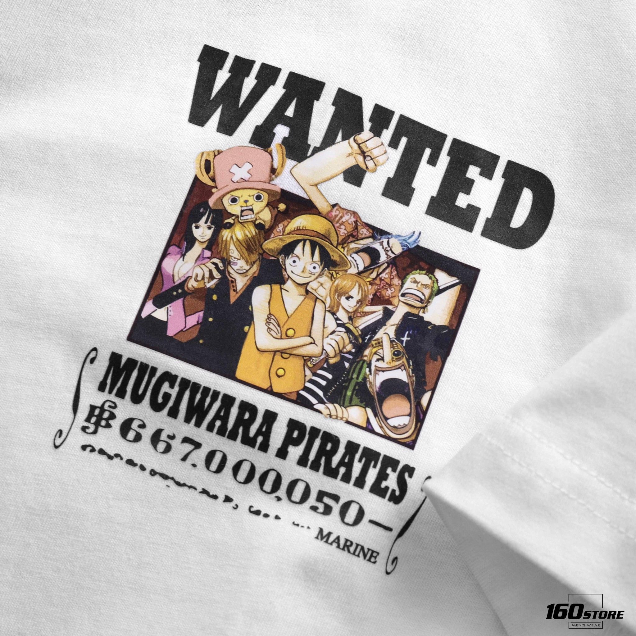 Áo thun BOUTON Wanted M.key D.Luffy