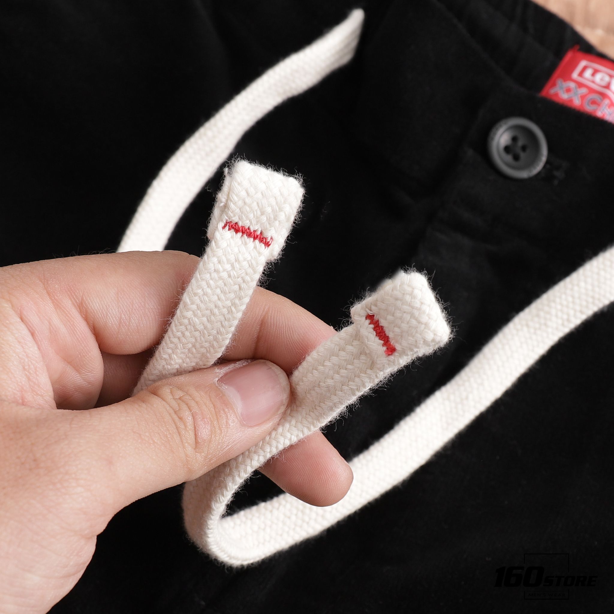 Quần short L.VIS vải nhung