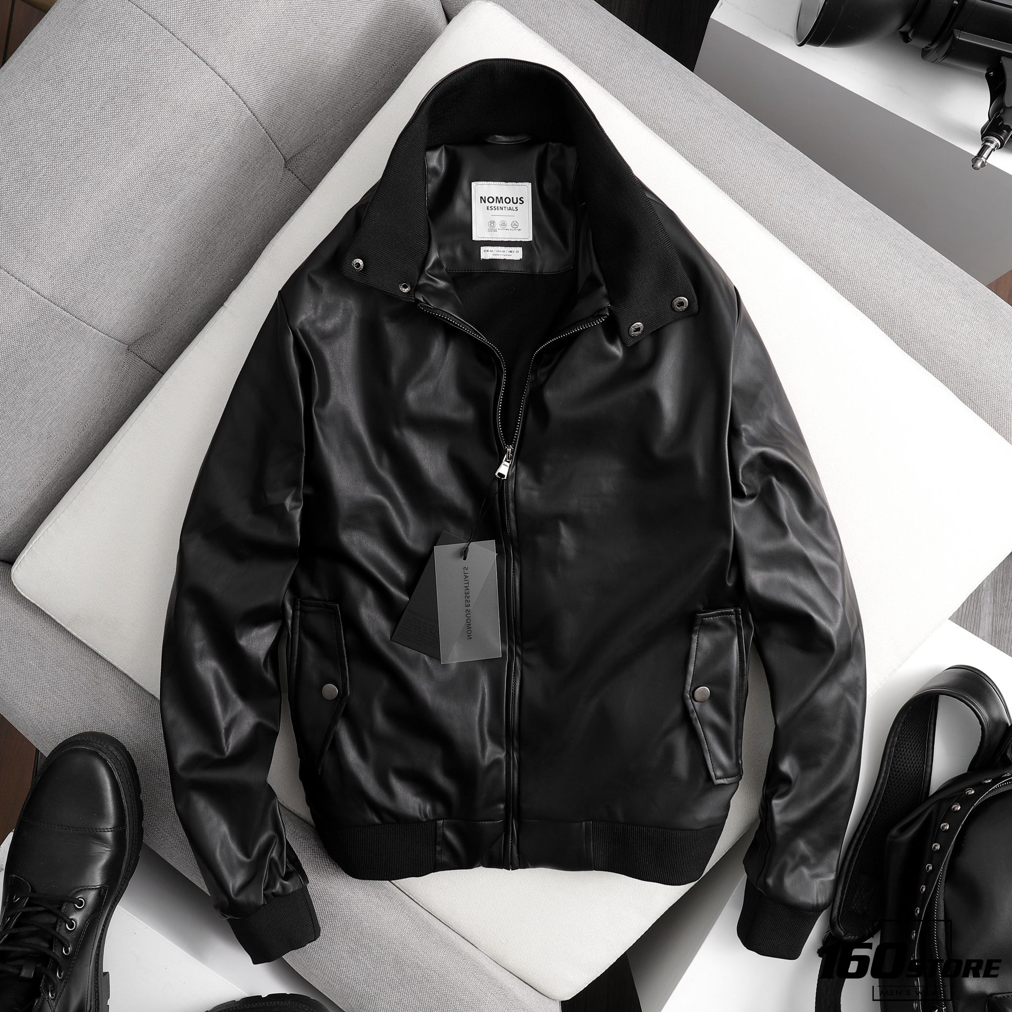 Áo khoác da NOMOUS ESSENTIALS Faux Leather