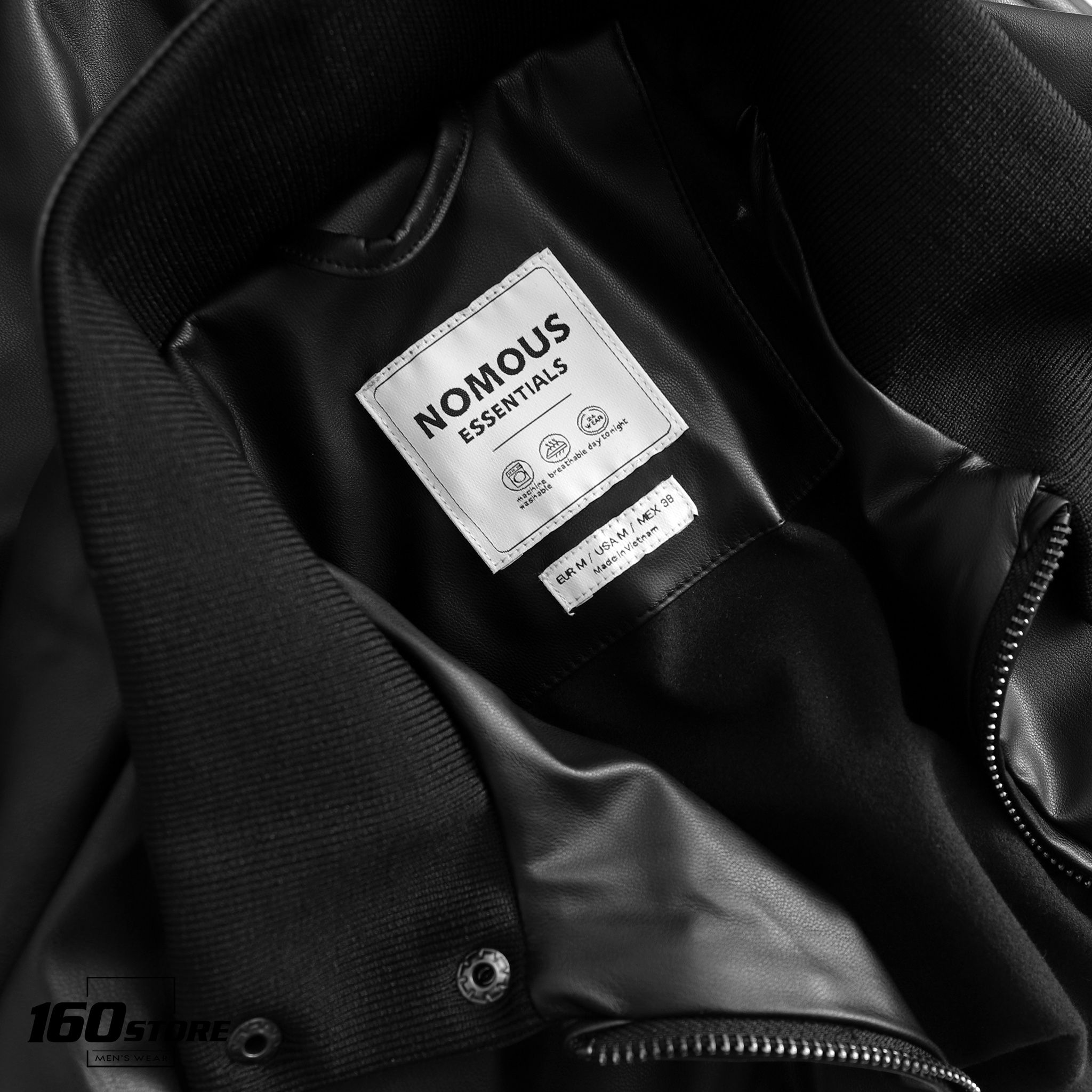 Áo khoác da NOMOUS ESSENTIALS Faux Leather