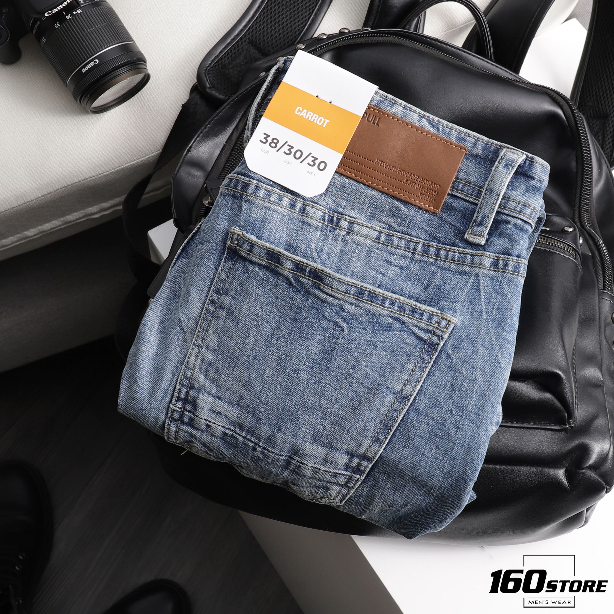 Quần jeans P.B Carrot Ripped