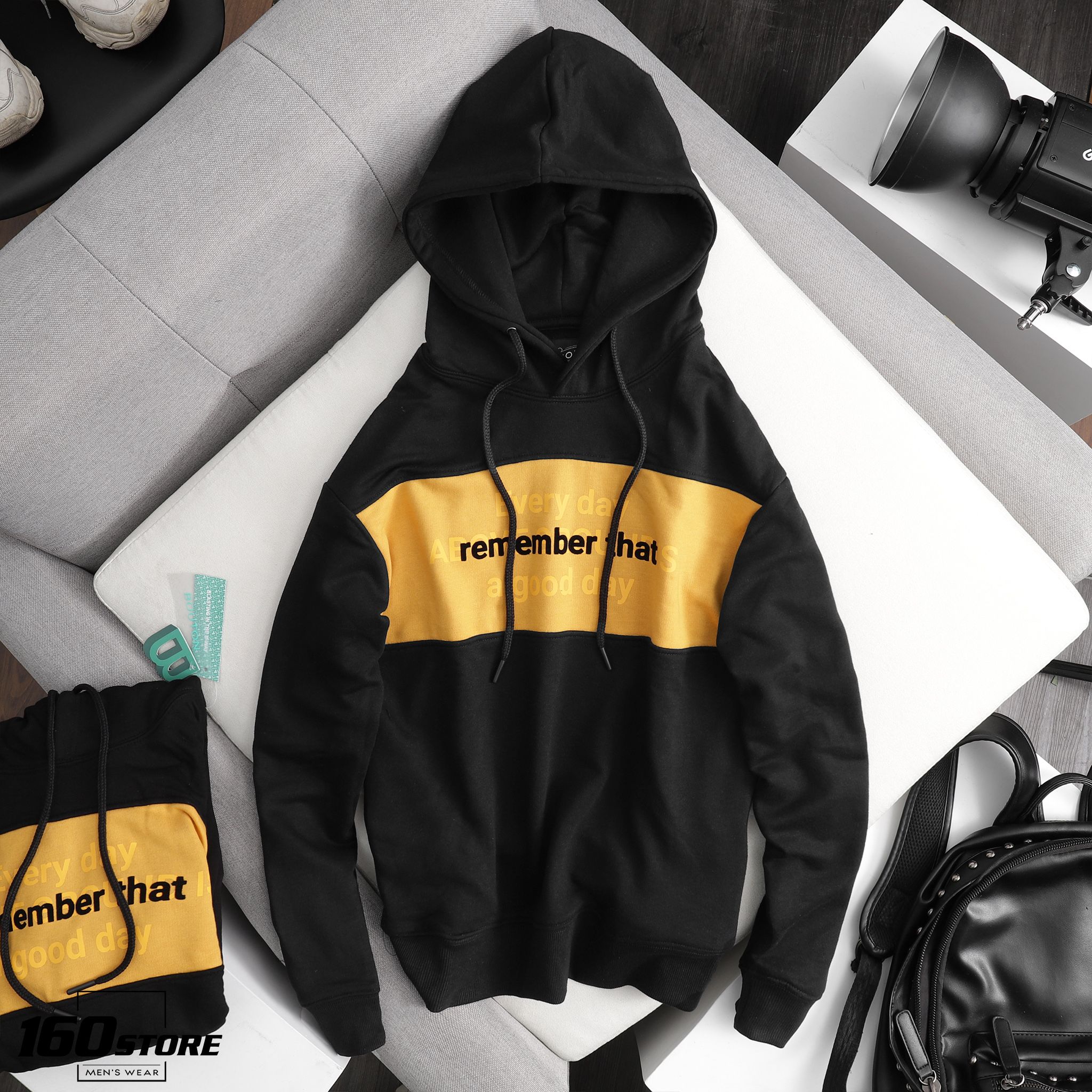 Áo hoodie BOUTON colourblock
