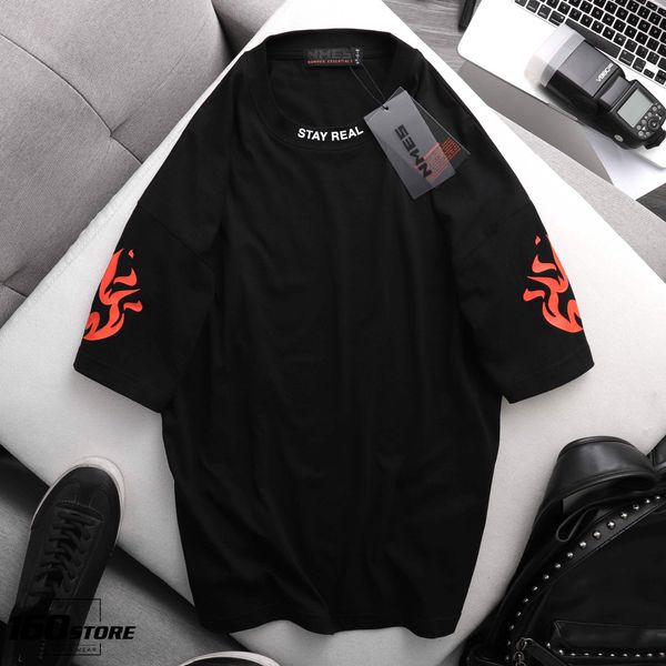 Áo thun NOMOUS ESSENTIALS stay real oversize
