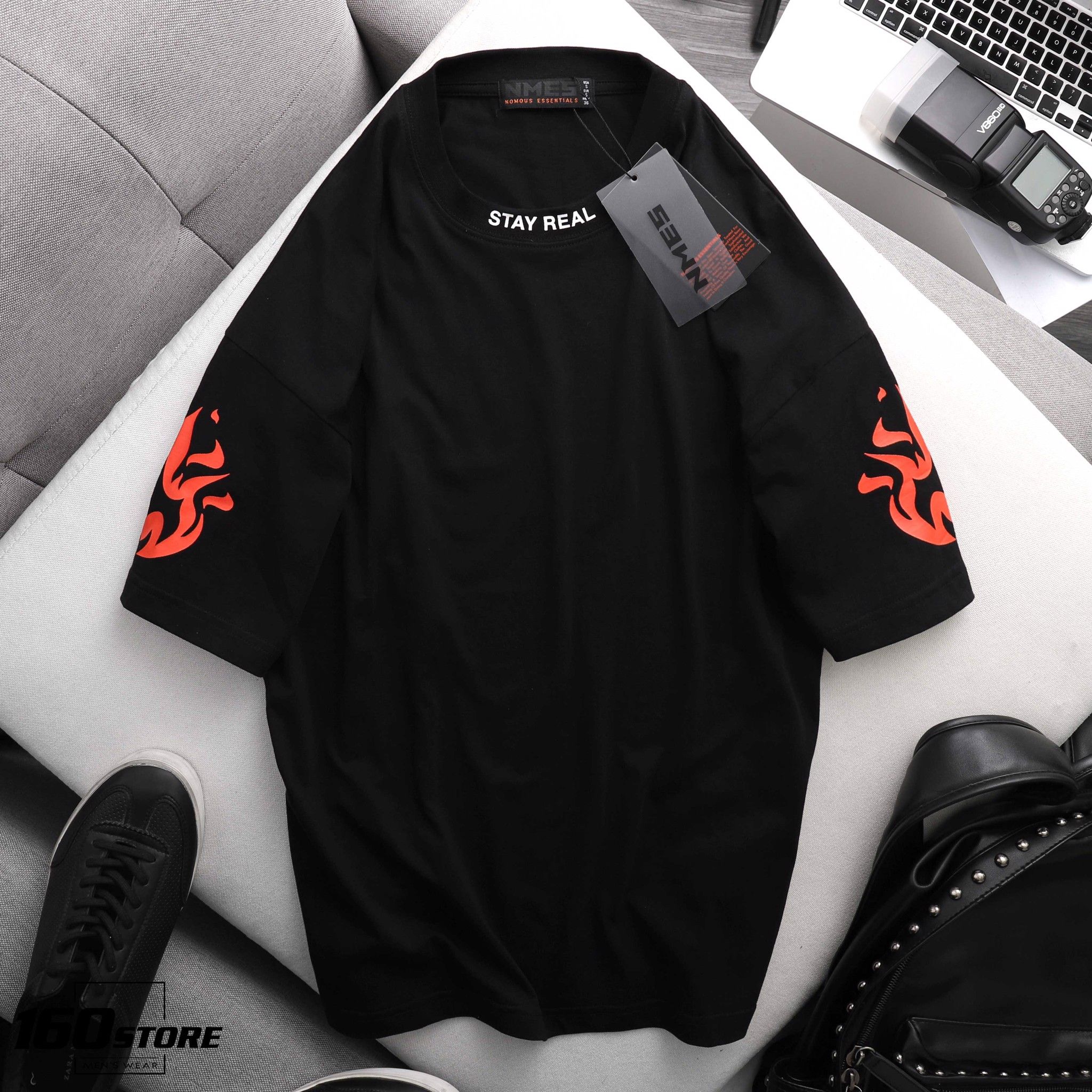 Áo thun NOMOUS ESSENTIALS stay real oversize