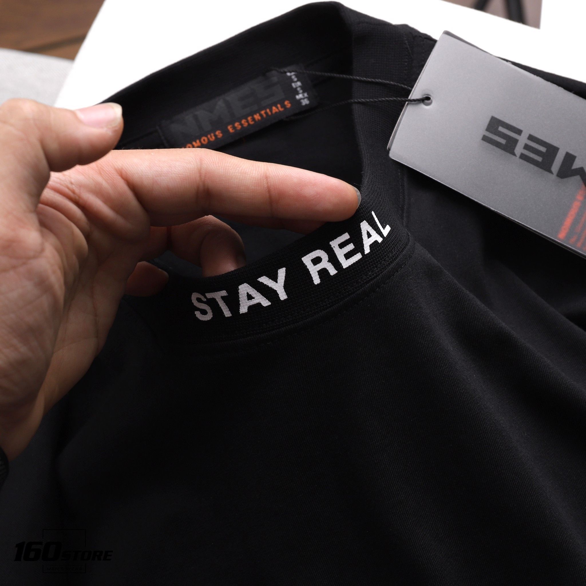 Áo thun NOMOUS ESSENTIALS stay real oversize