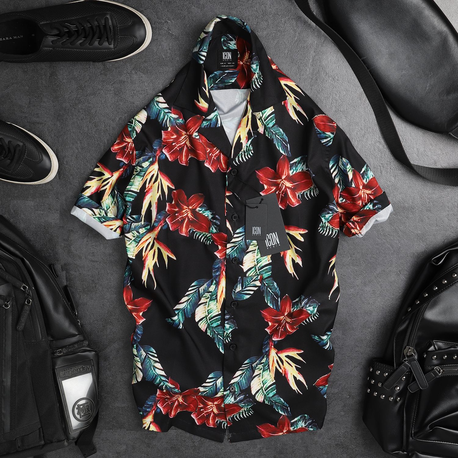 Áo sơmi ICON DENIM Floral
