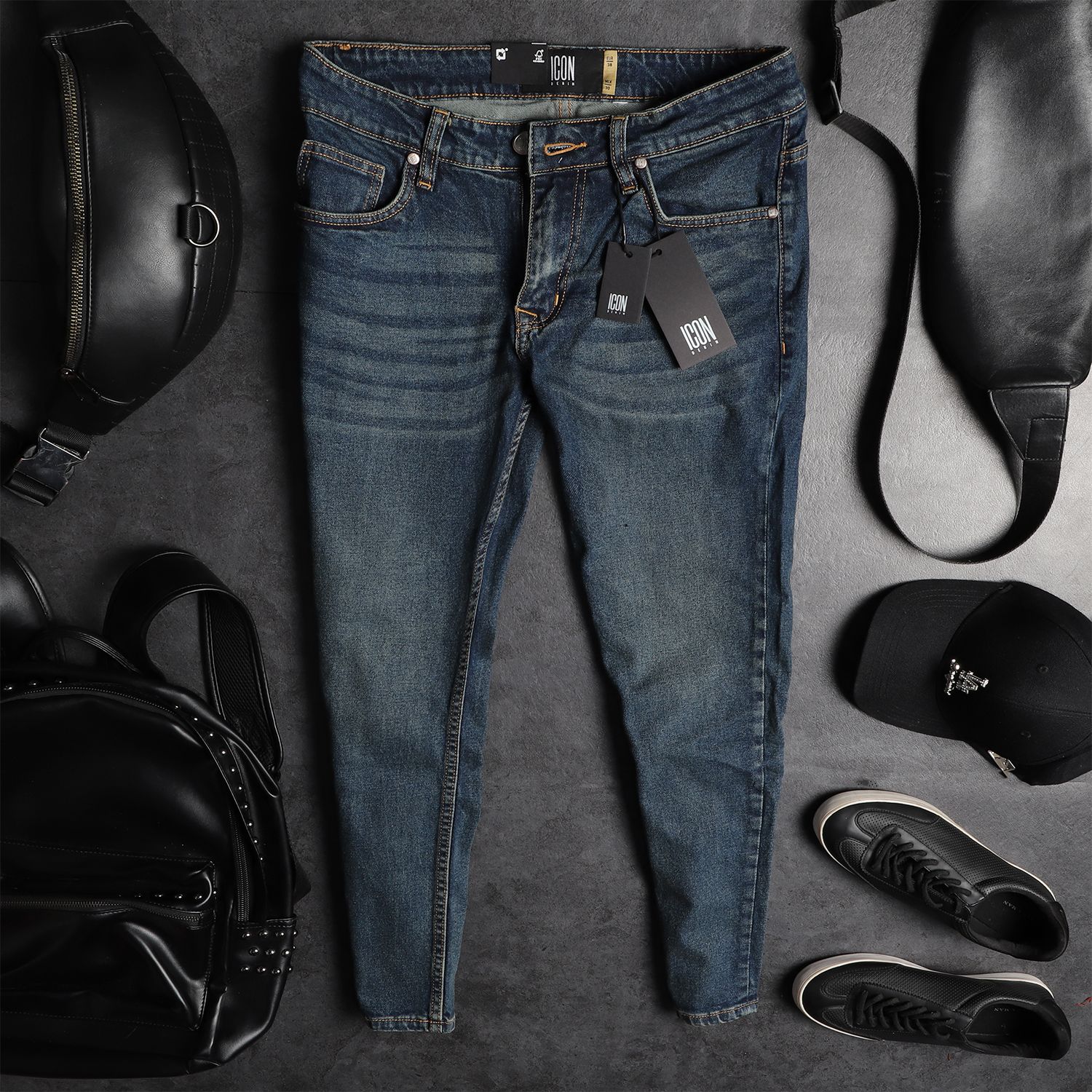 Quần jean ICON DENIM Slim fit ss20
