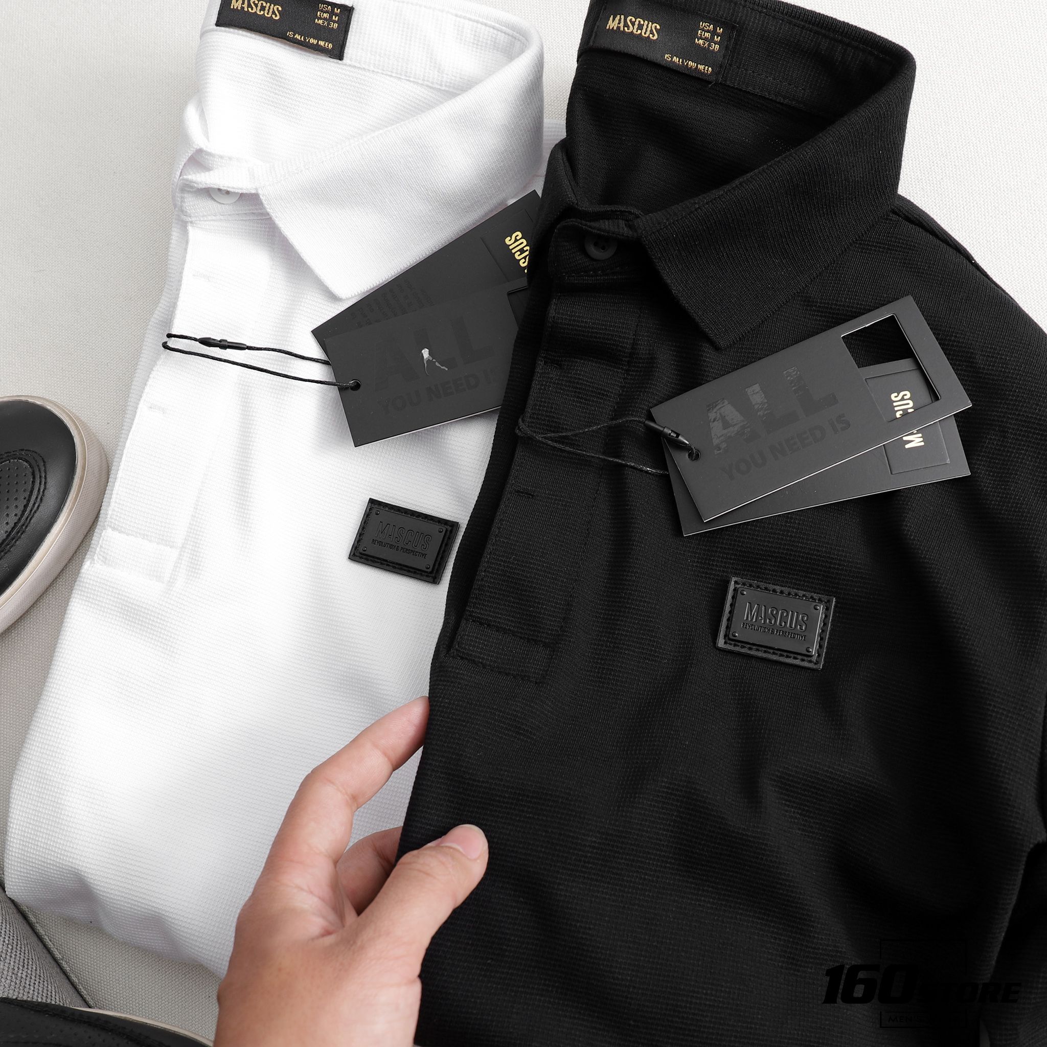 Áo polo MASCUS w metal box logo