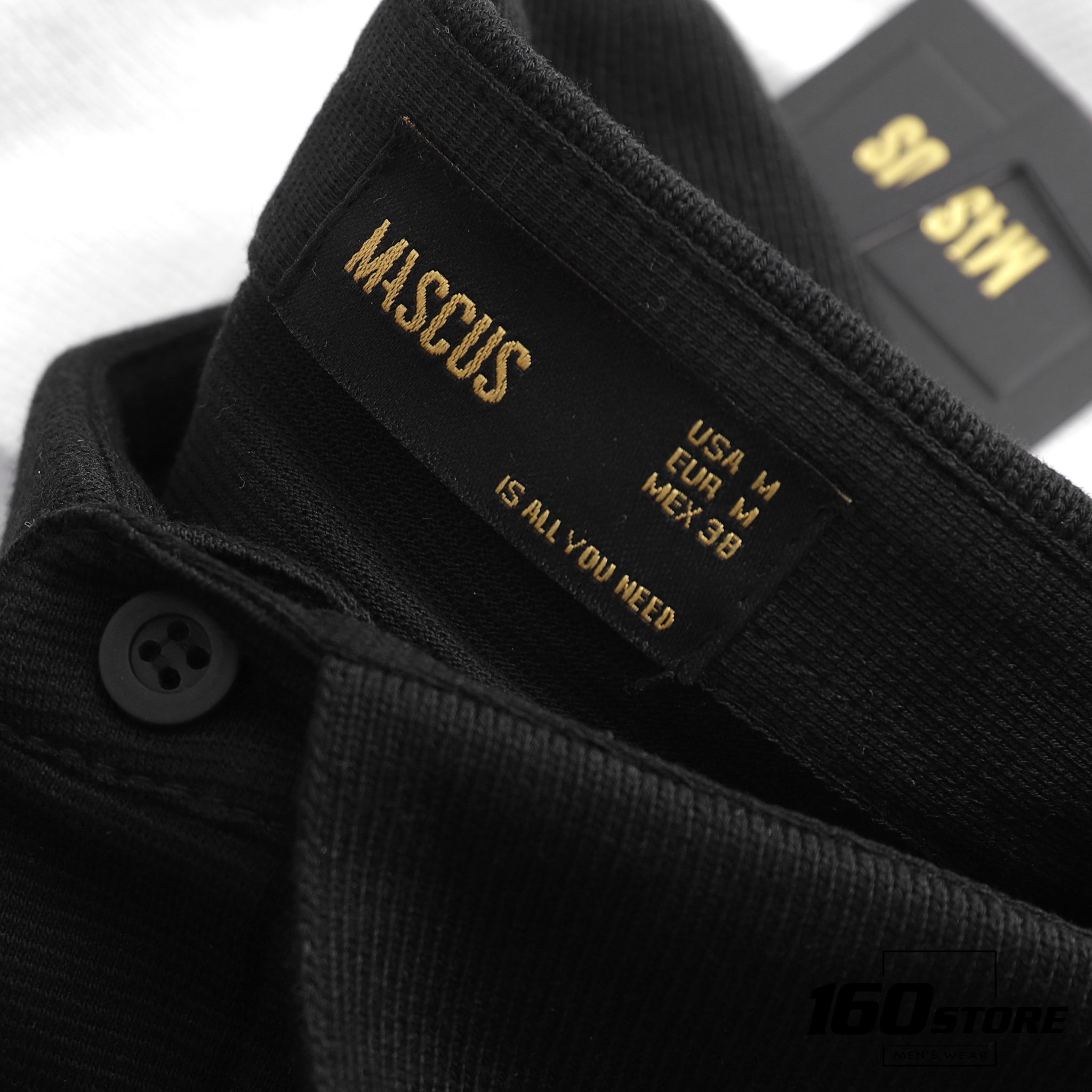 Áo polo MASCUS w metal box logo