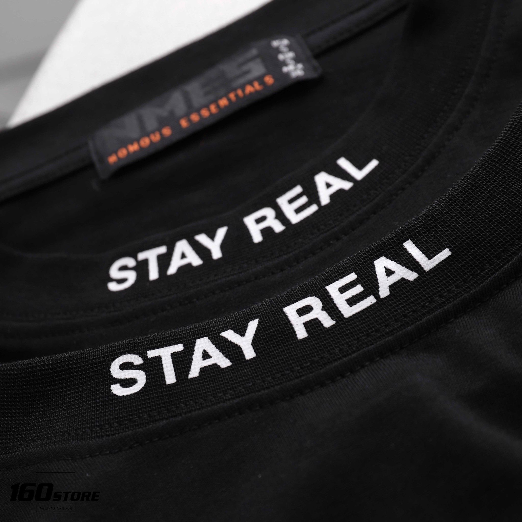 Áo thun NOMOUS ESSENTIALS stay real oversize