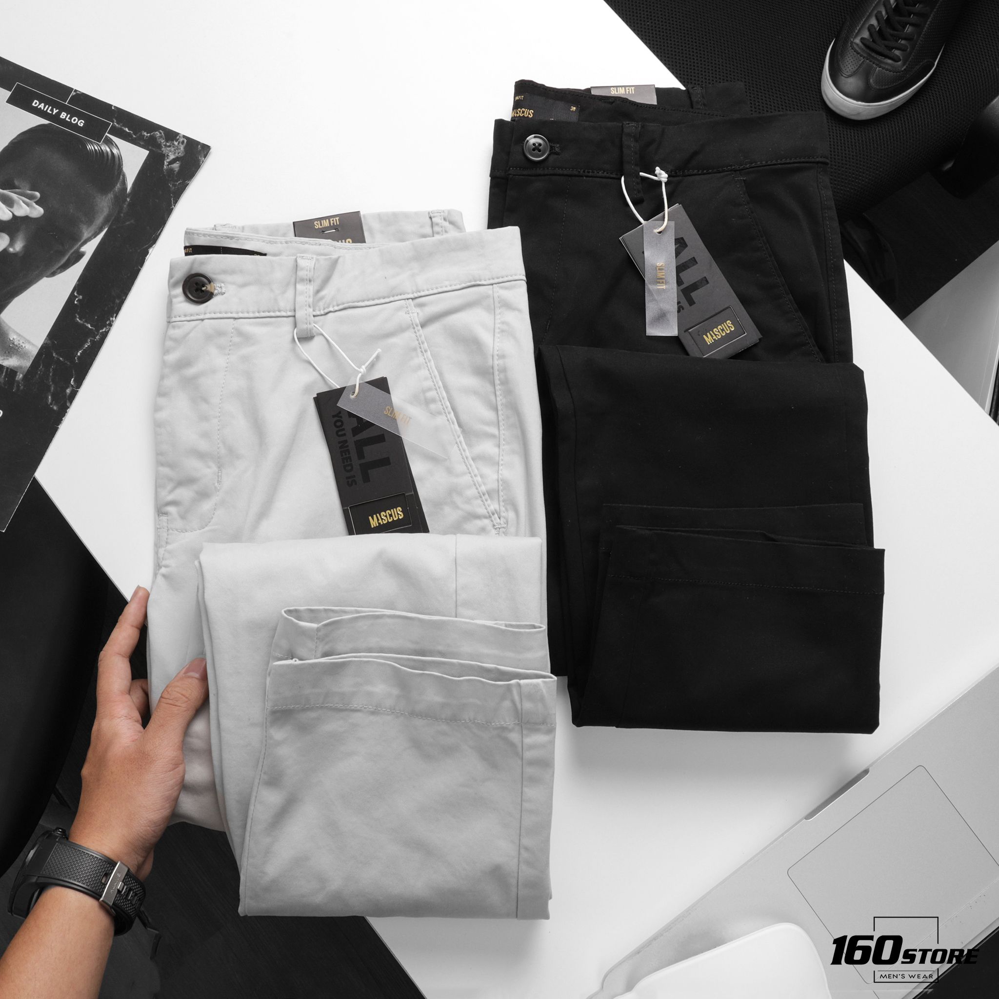 Quần Kaki MASCUS Pants Slim fit