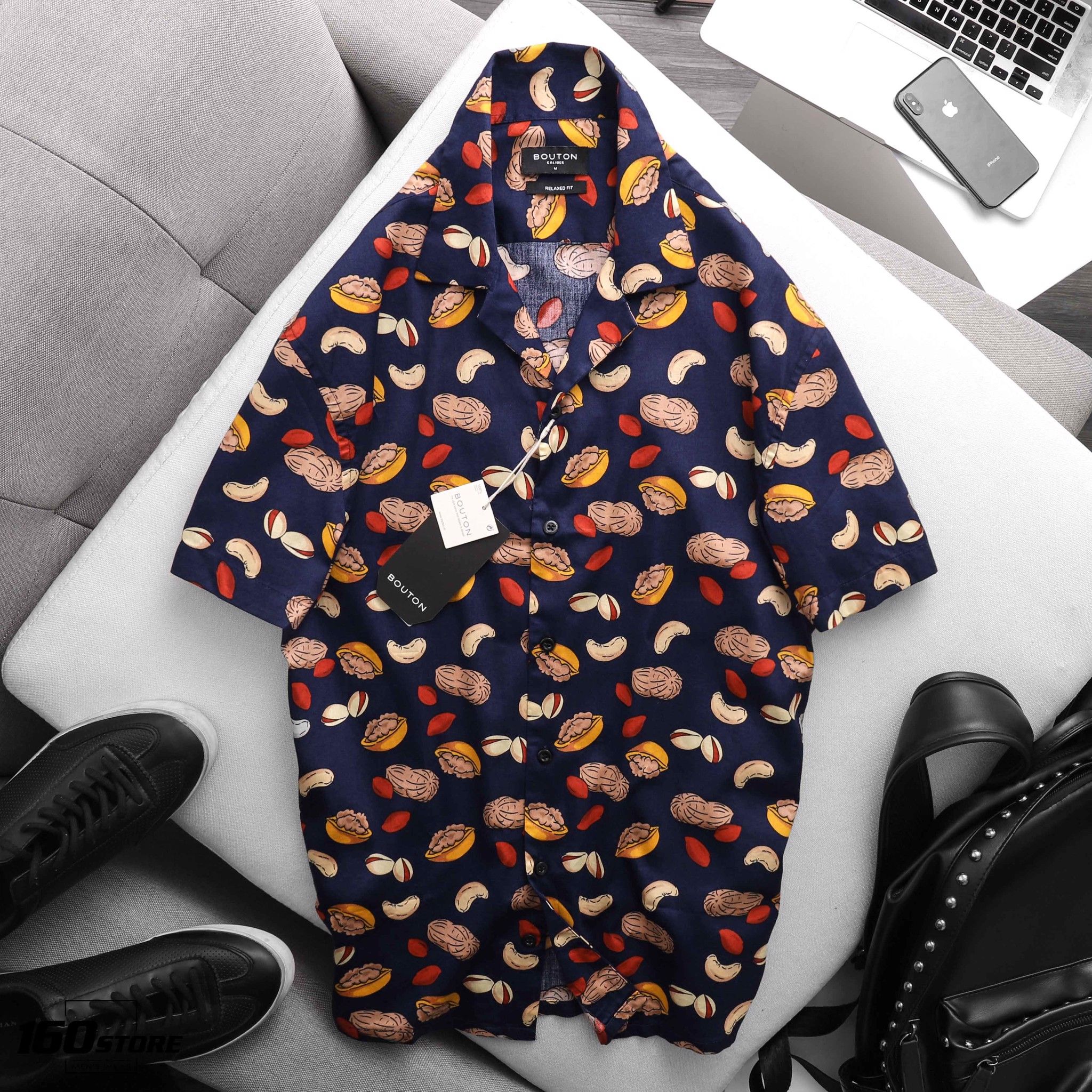 Áo sơmi BOUTON Relaxed fit Printed (TN)