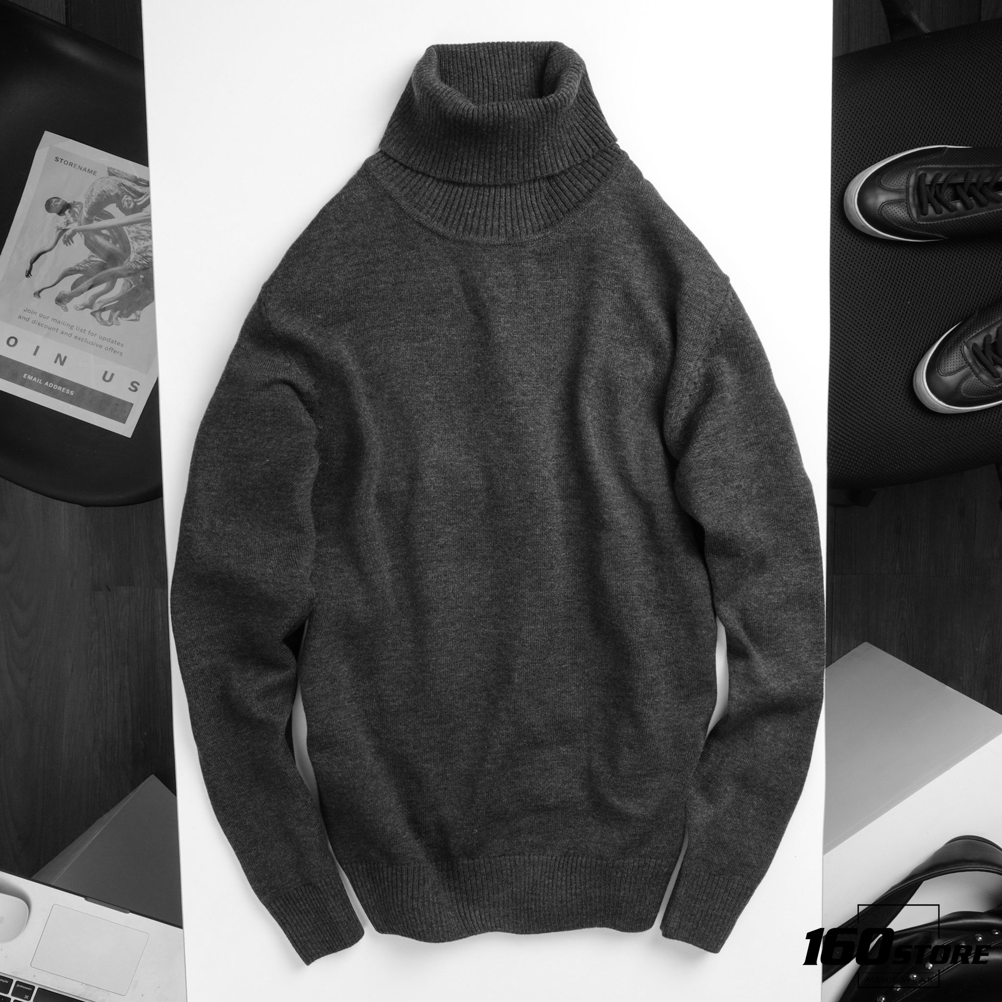 Áo len (sweater) NOMOUS ESSENTIALS cổ lọ