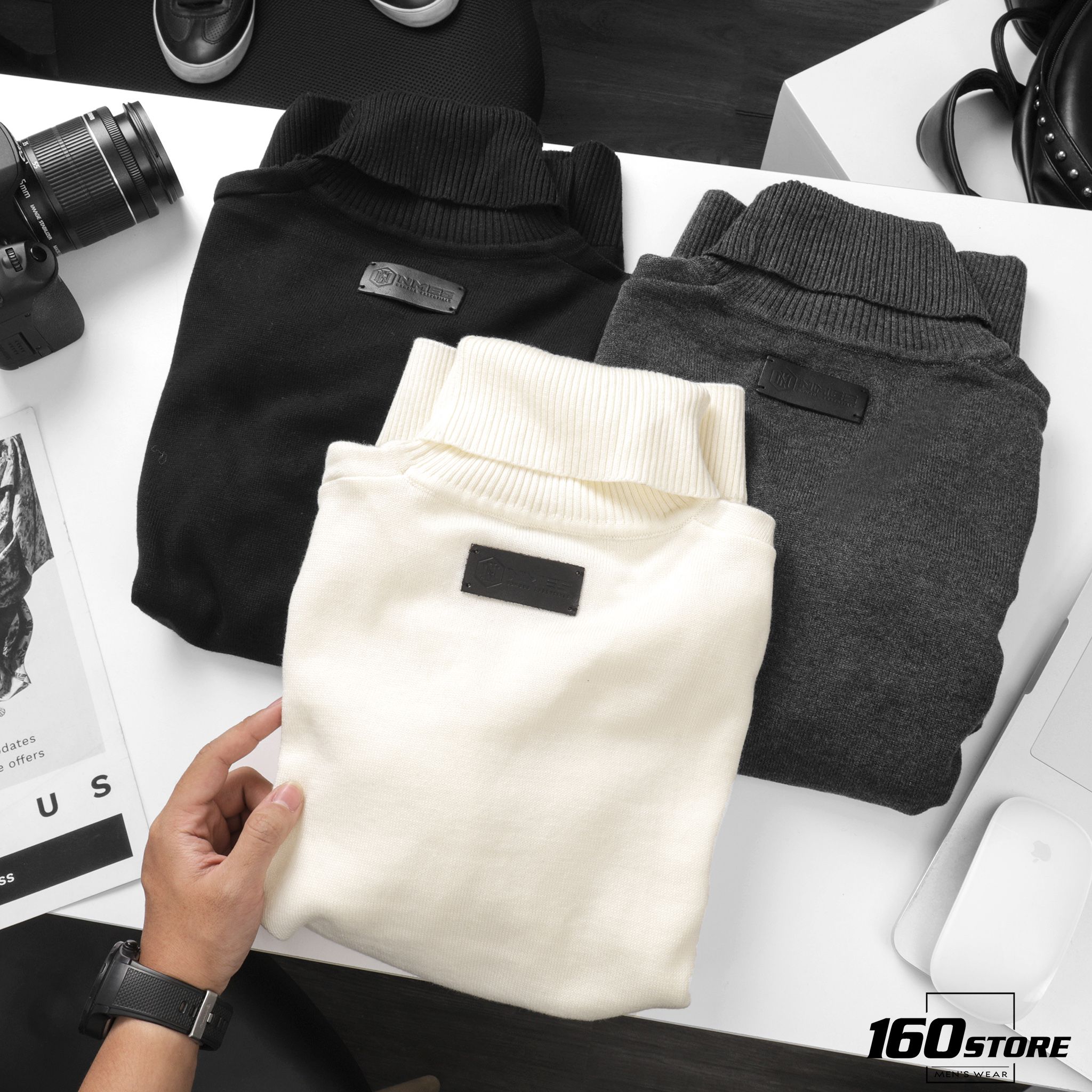 Áo len (sweater) NOMOUS ESSENTIALS cổ lọ
