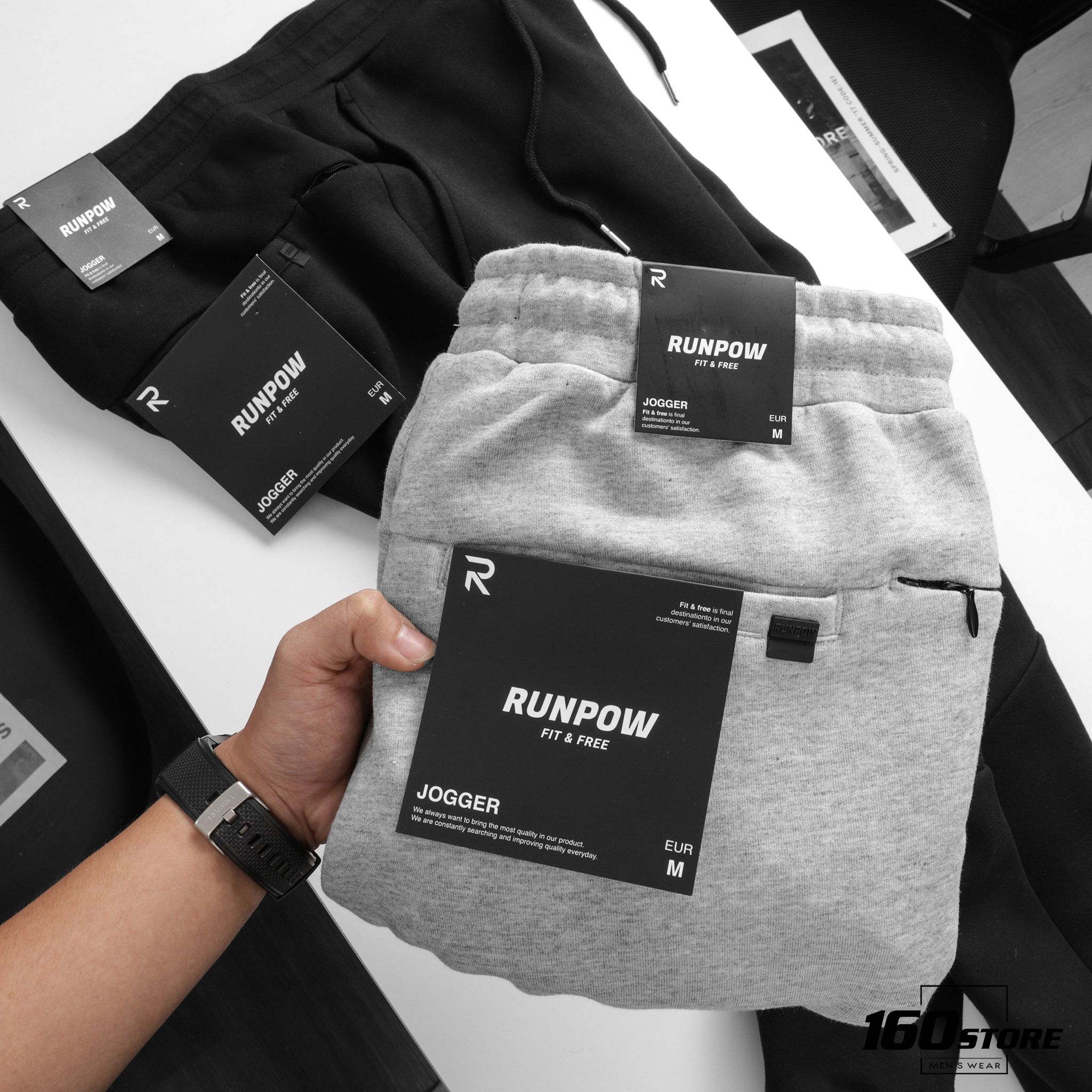 Quần jogger RUNPOW Tech Zipper