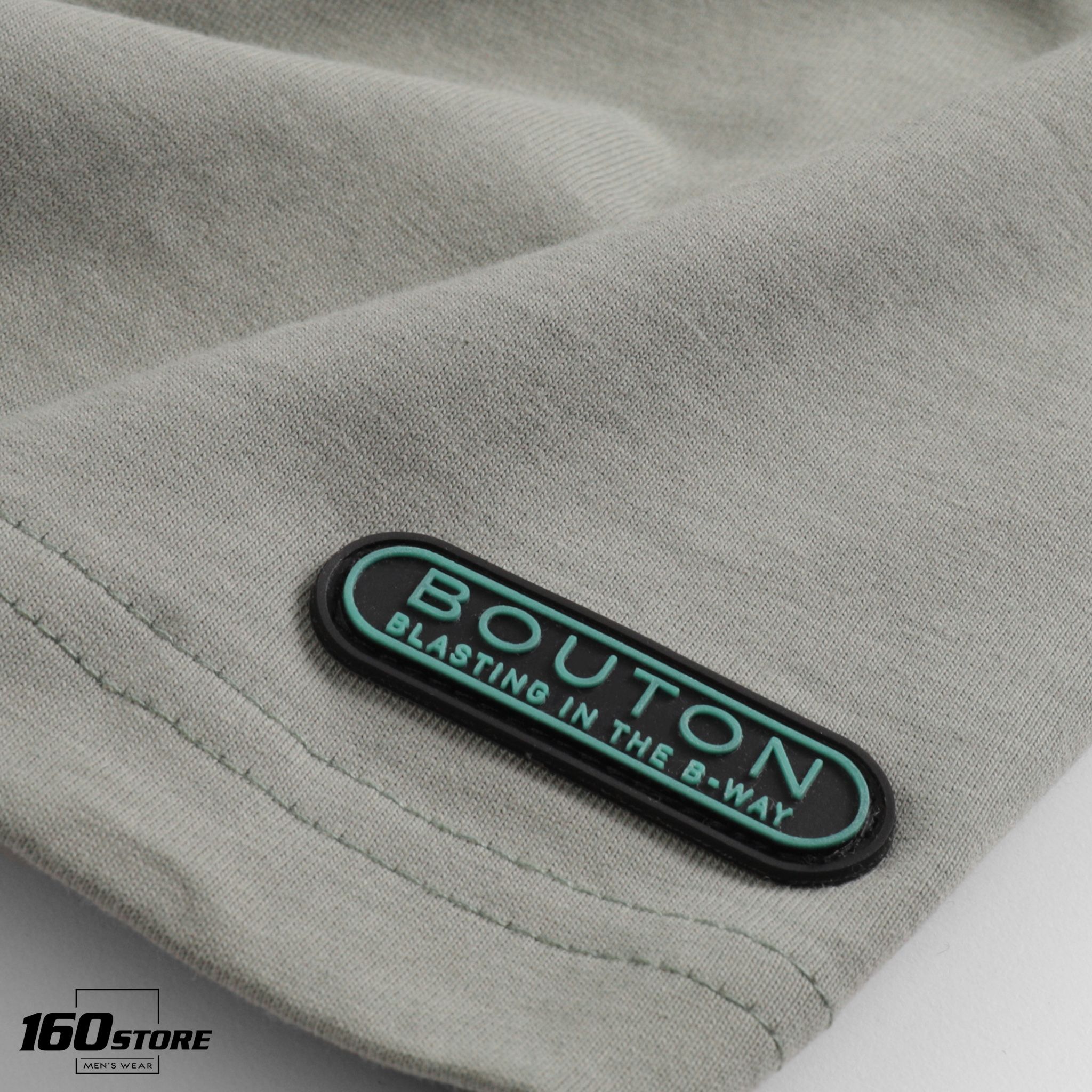 Áo thun BOUTON Gray Printed