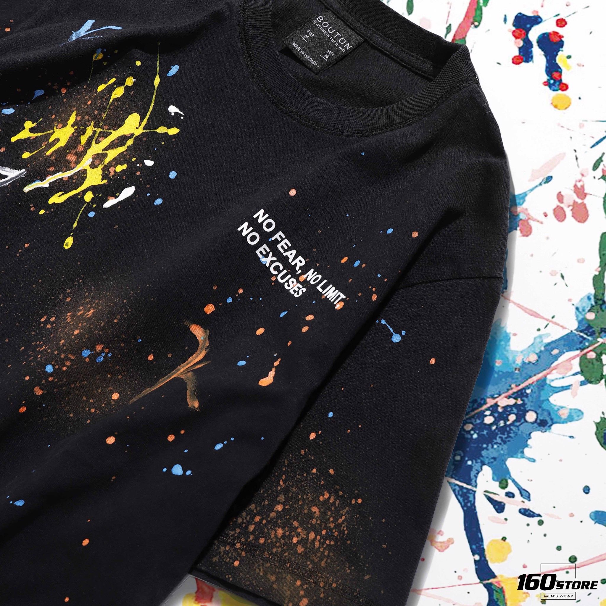 Áo thun BOUTON Paint splatter