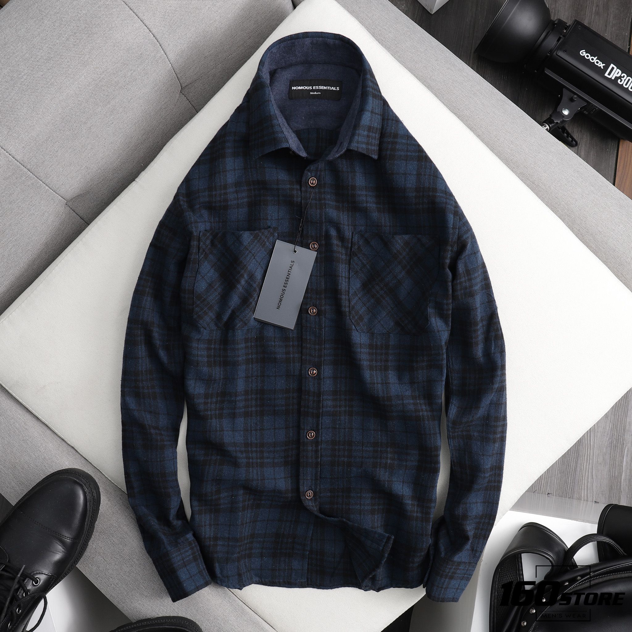 Áo sơmi caro NOMOUS ESSENTIALS flannel