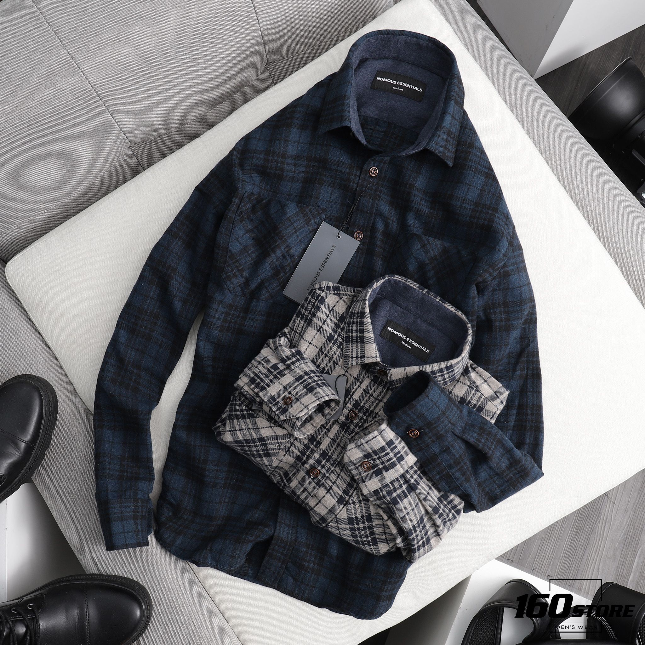 Áo sơmi caro NOMOUS ESSENTIALS flannel