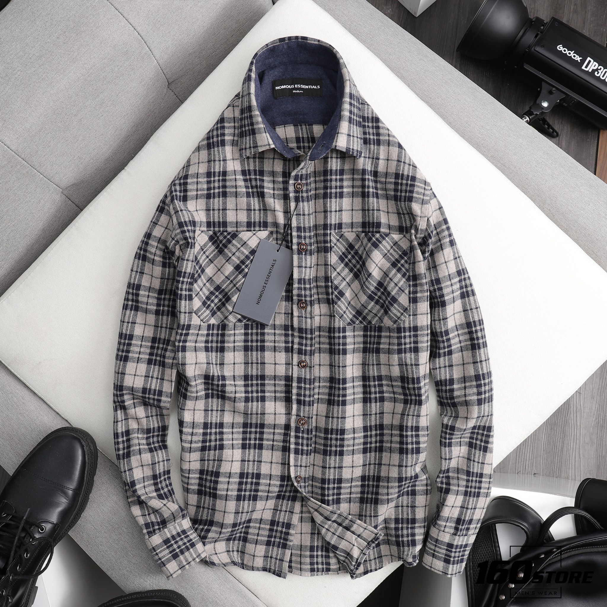 Áo sơmi caro NOMOUS ESSENTIALS flannel