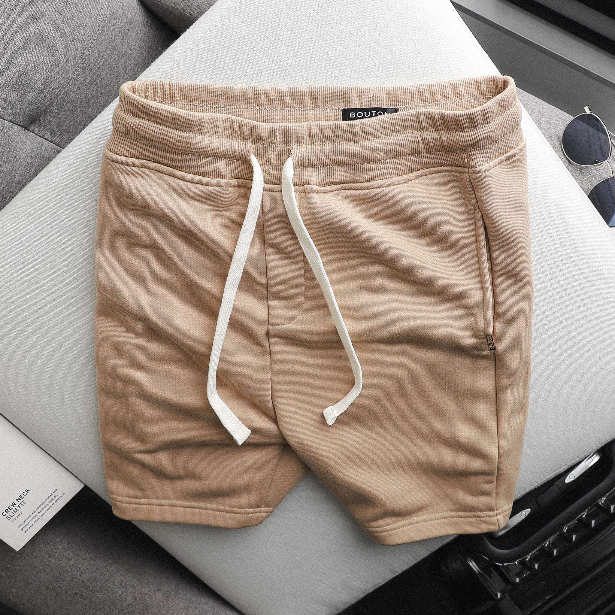 Quần Short Nỉ BOUTON Basic