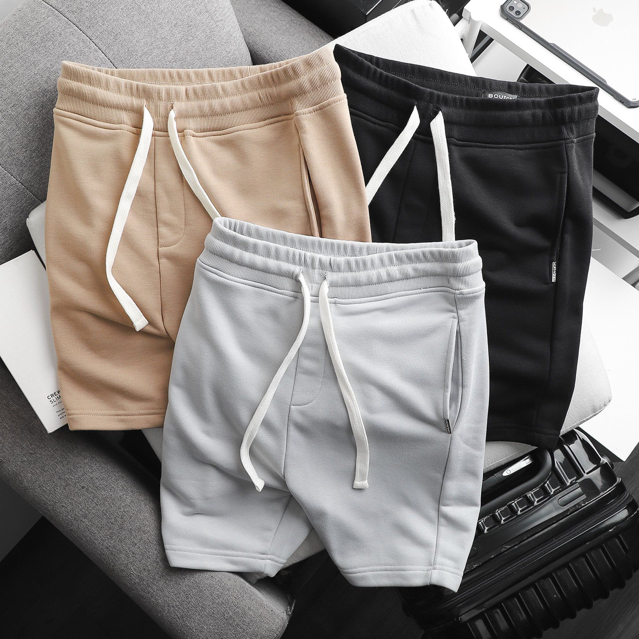 Quần Short Nỉ BOUTON Basic