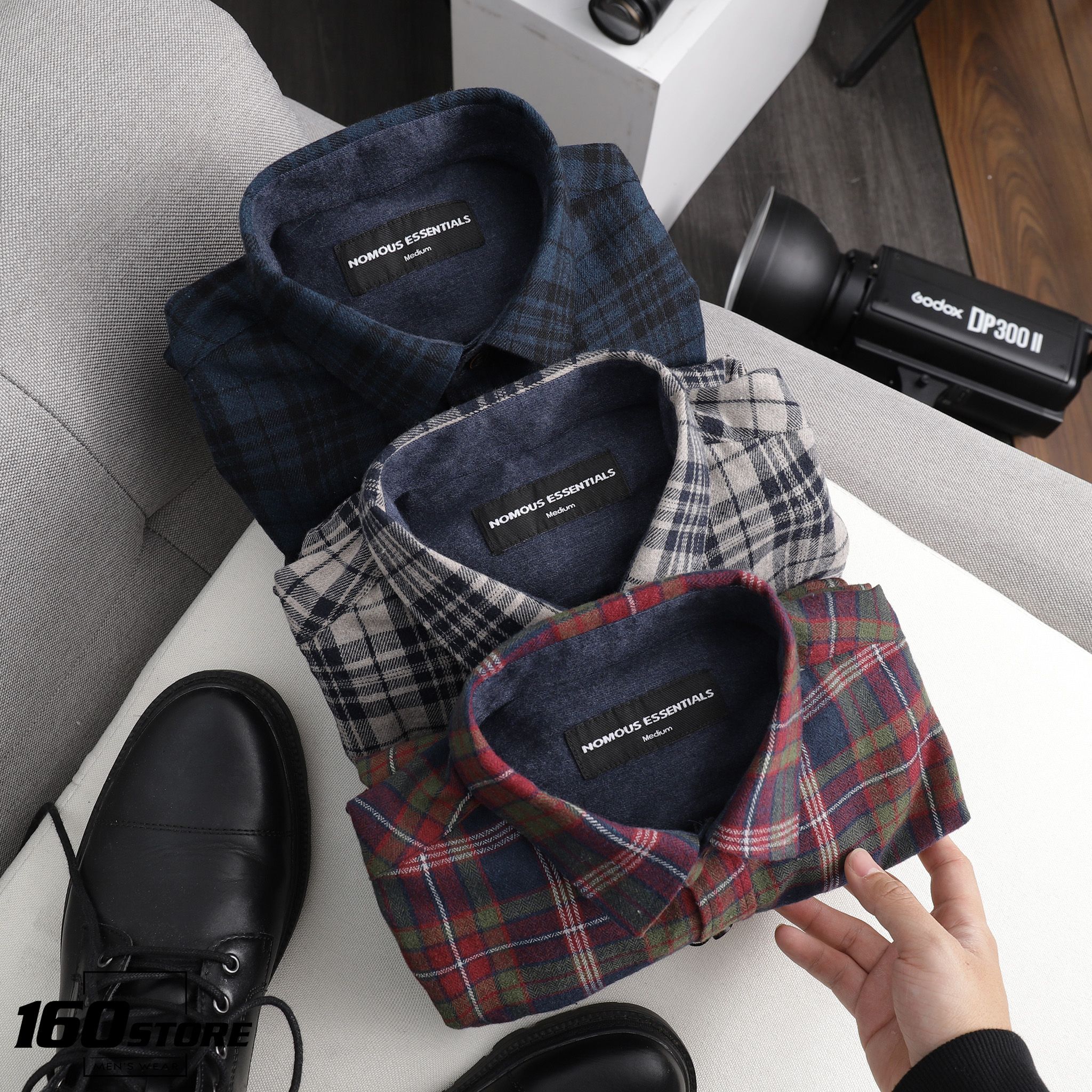 Áo sơmi caro NOMOUS ESSENTIALS flannel
