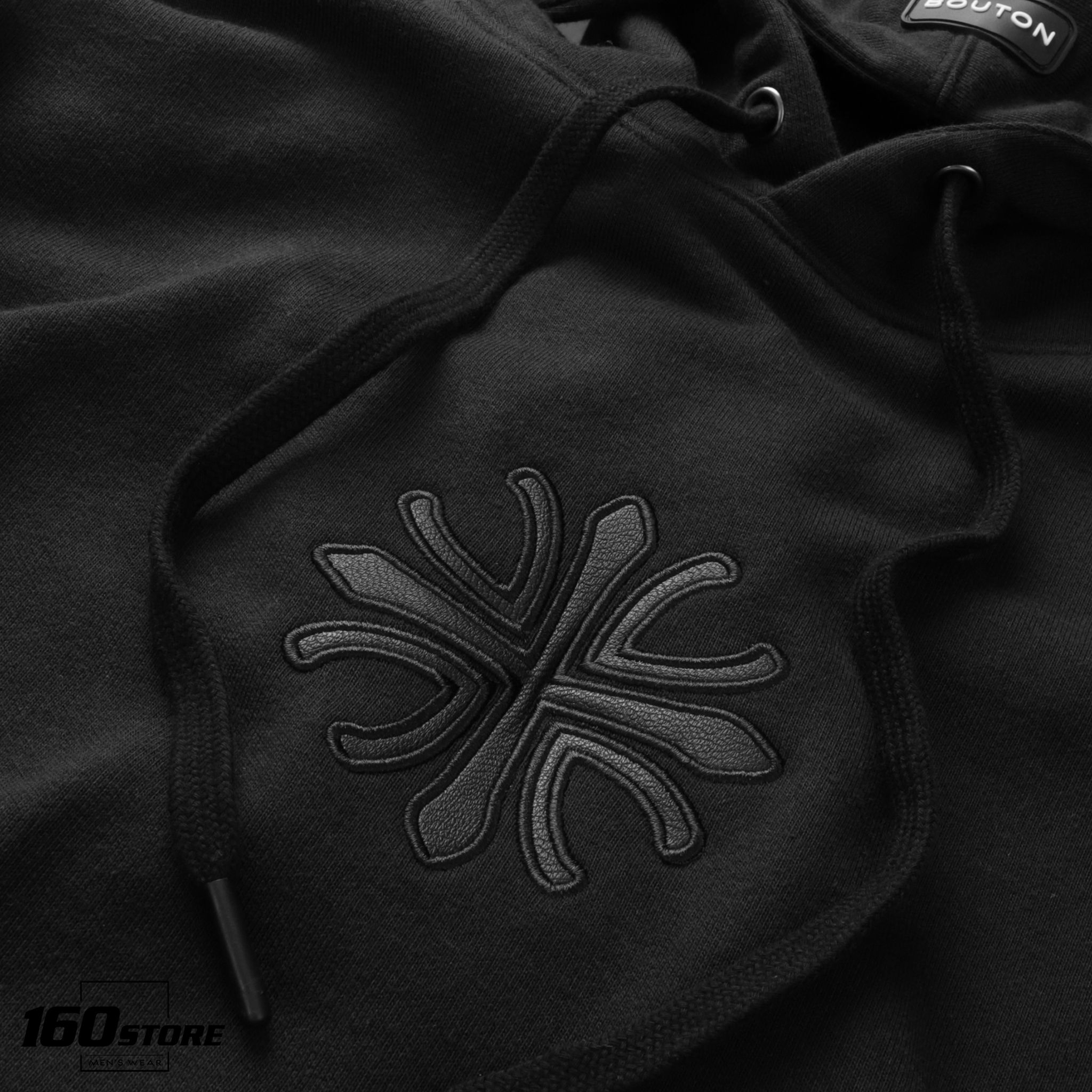 Áo Hoodie BOUTON w leather logo