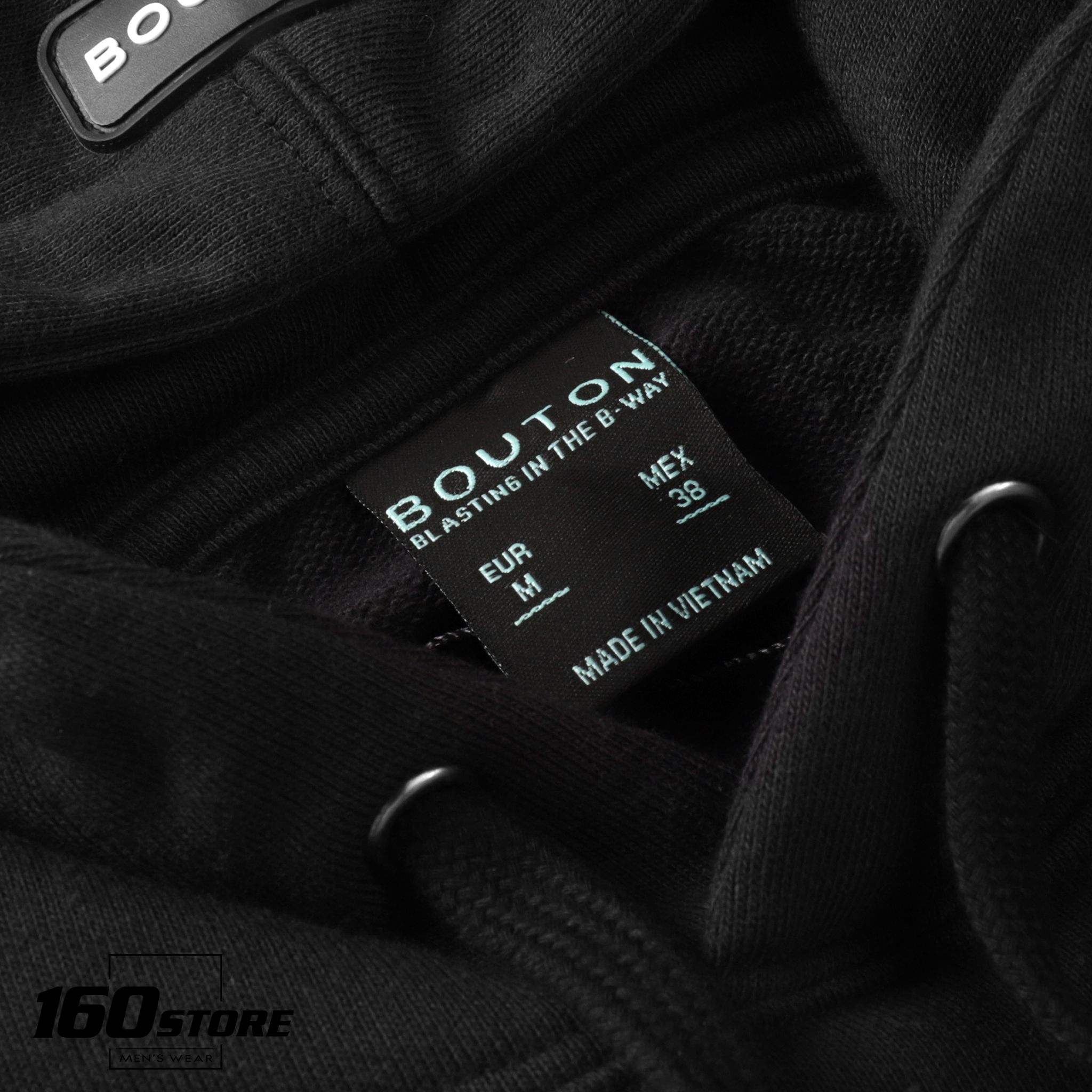 Áo Hoodie BOUTON w leather logo