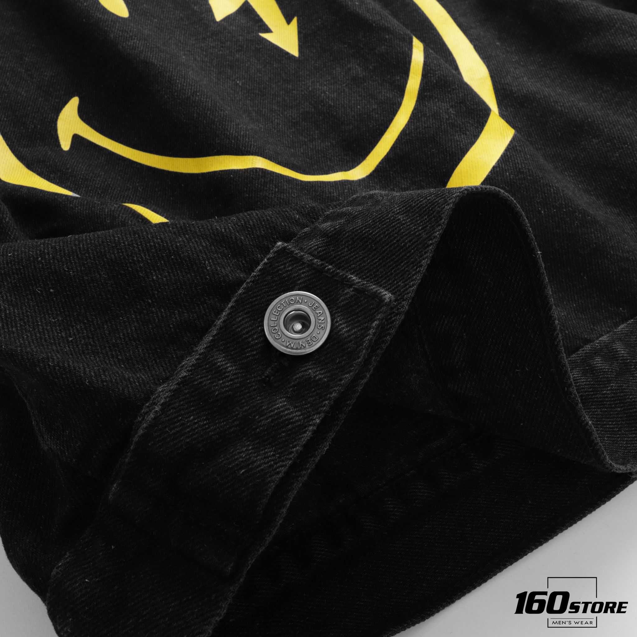 Áo khoác jeans BOUTON Smile Printed