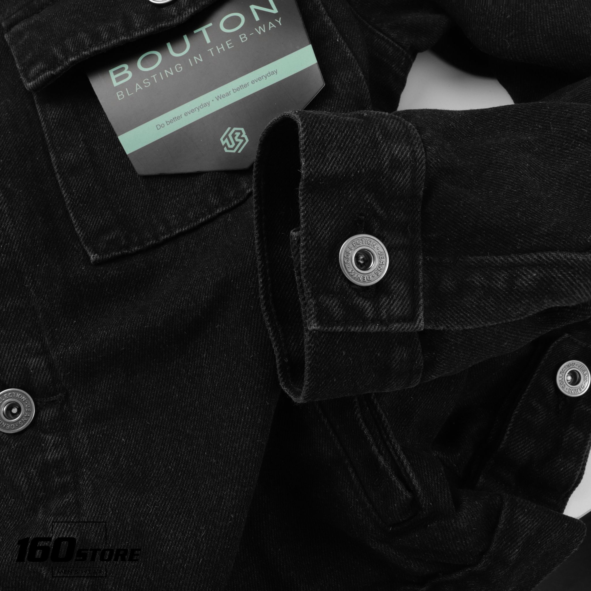 Áo khoác jeans BOUTON Smile Printed