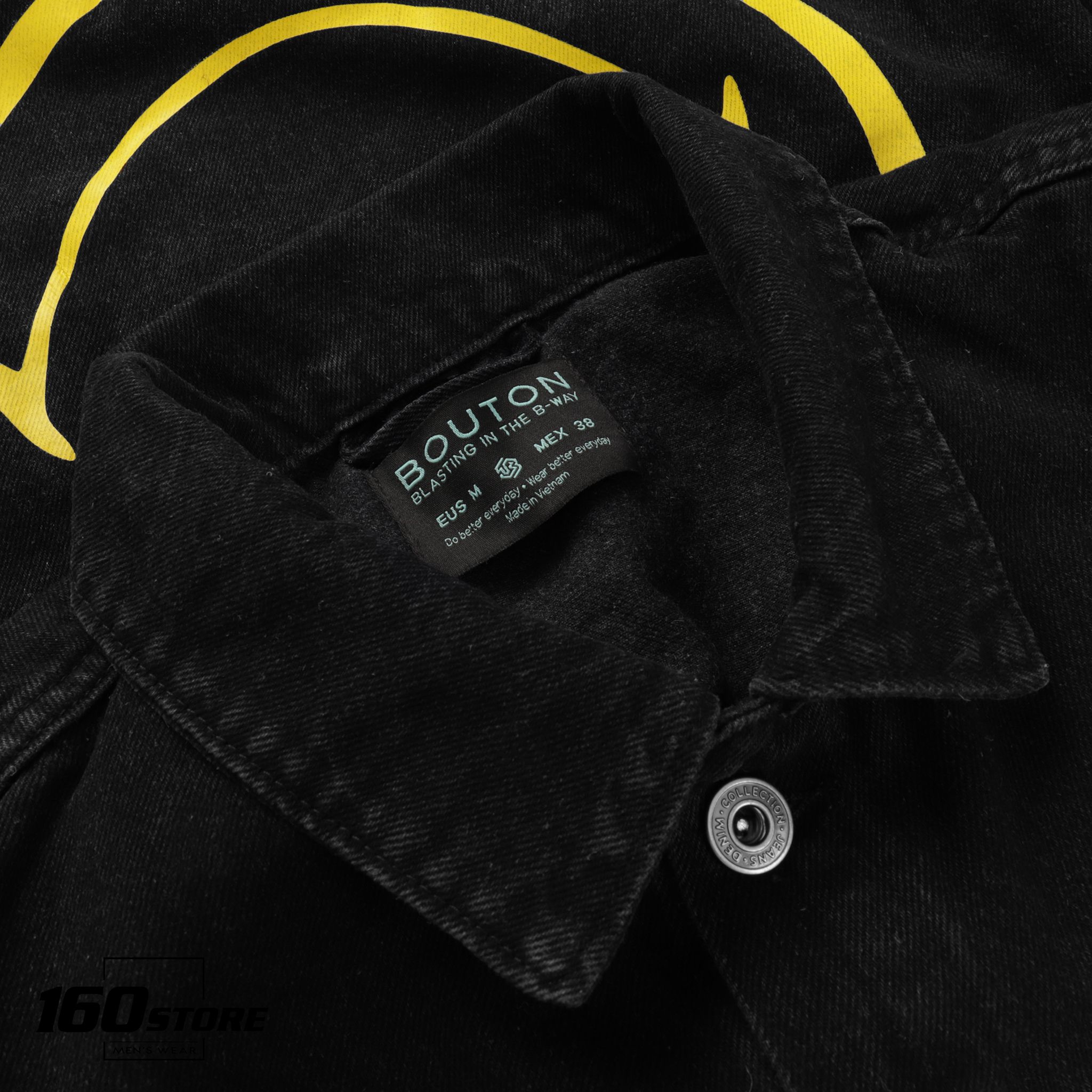 Áo khoác jeans BOUTON Smile Printed