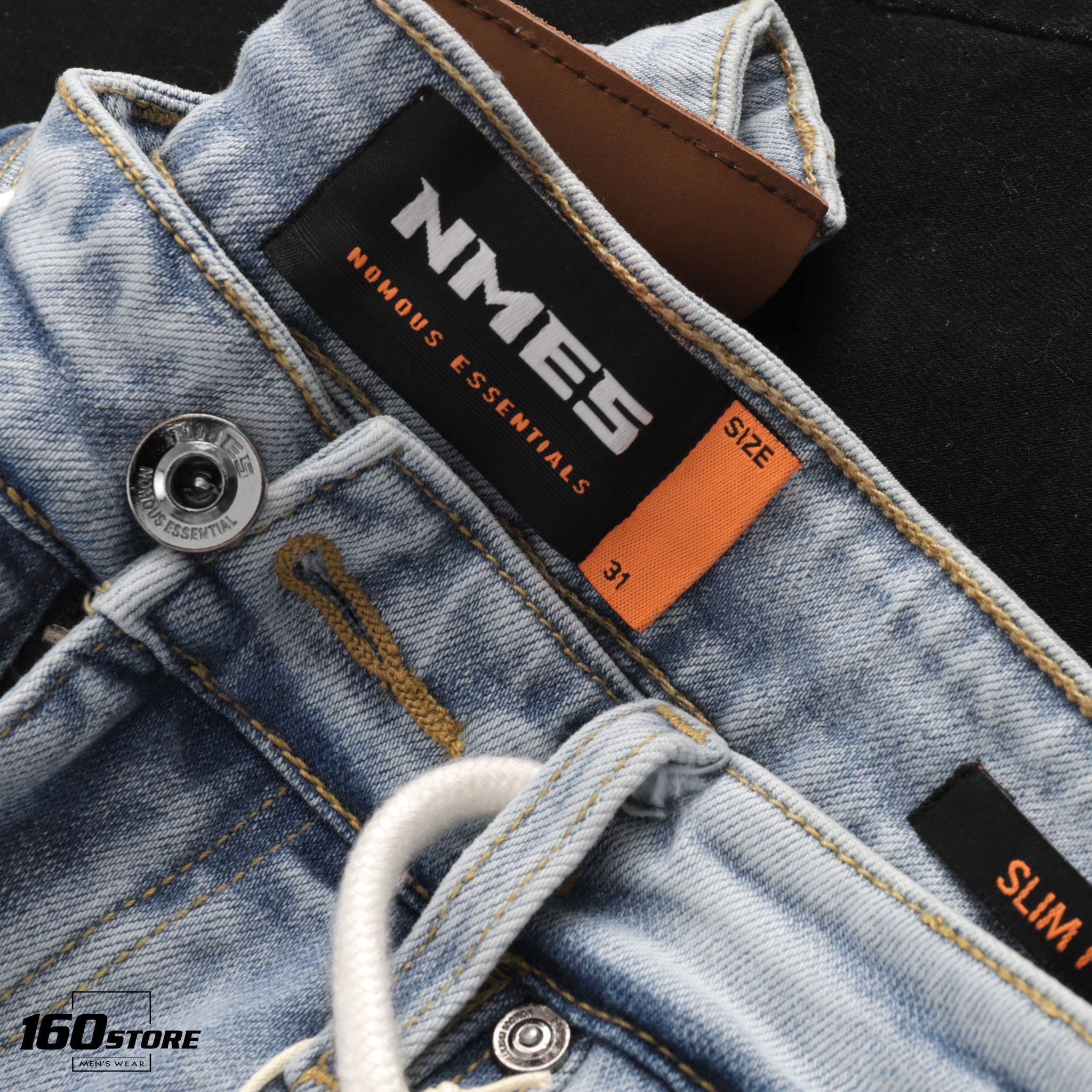 Quần short jeans NOMOUS ESSENTIALS wash