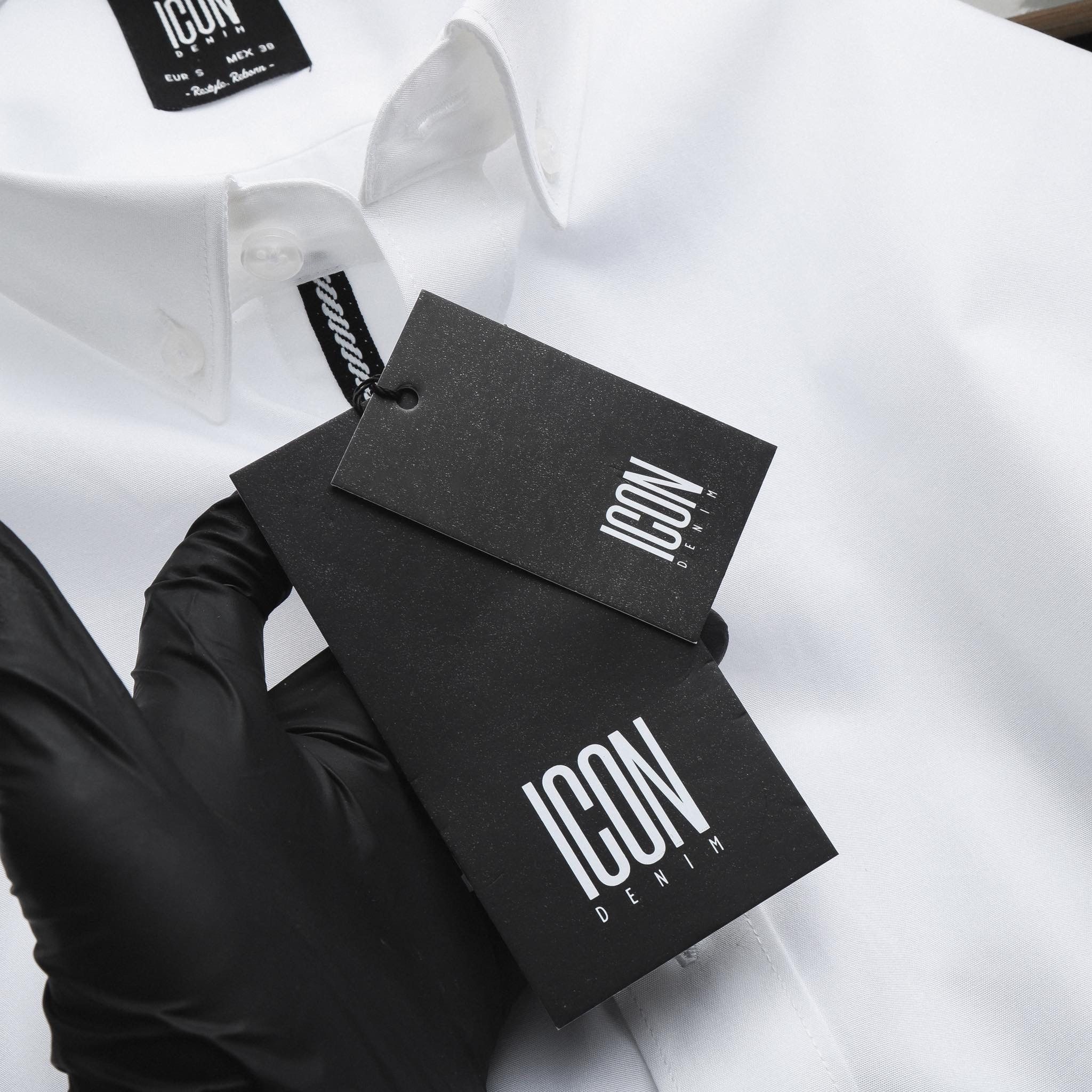 Áo sơmi ICON DENIM phối dây trụ