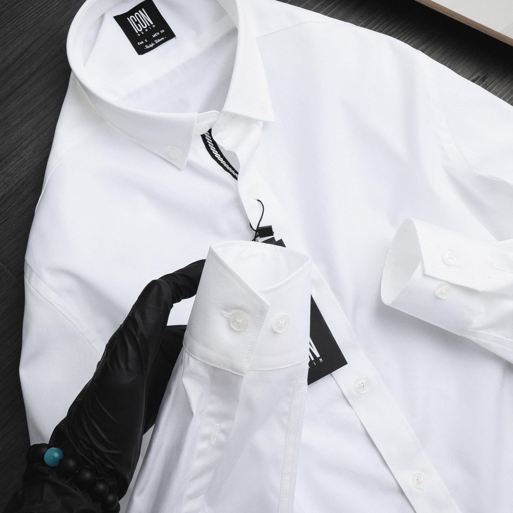 Áo sơmi ICON DENIM phối dây trụ