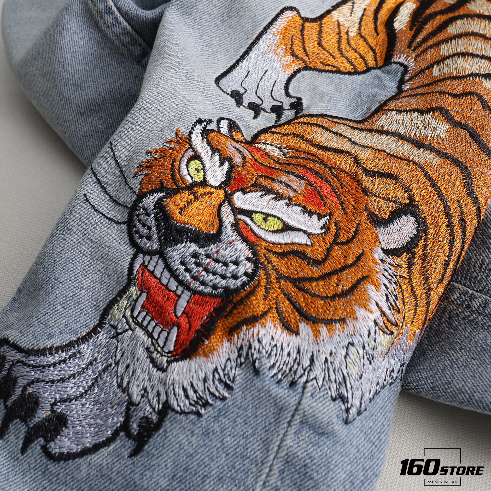 Quần jeans NOMOUS ESSEANTIALS Tiger embroidery