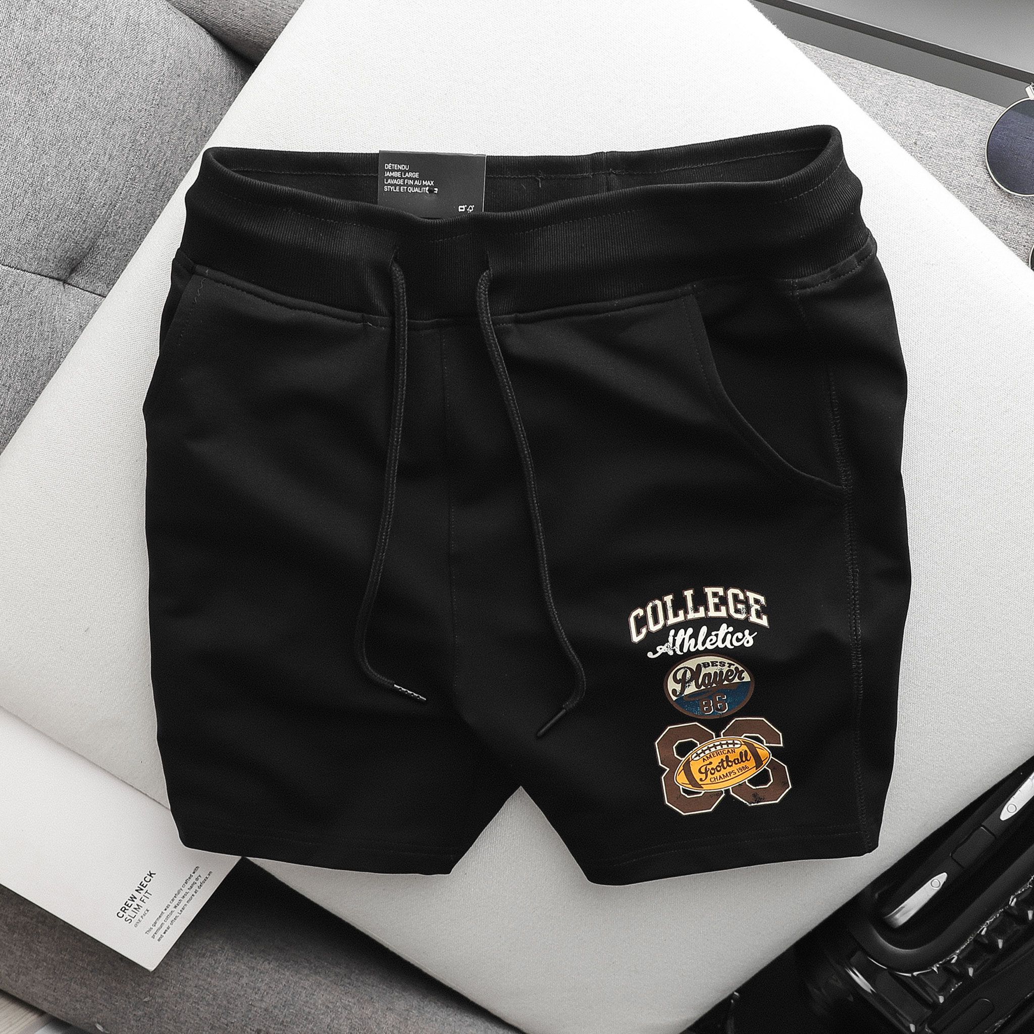 Set Đồ Thun BOUTON Athletic College Black